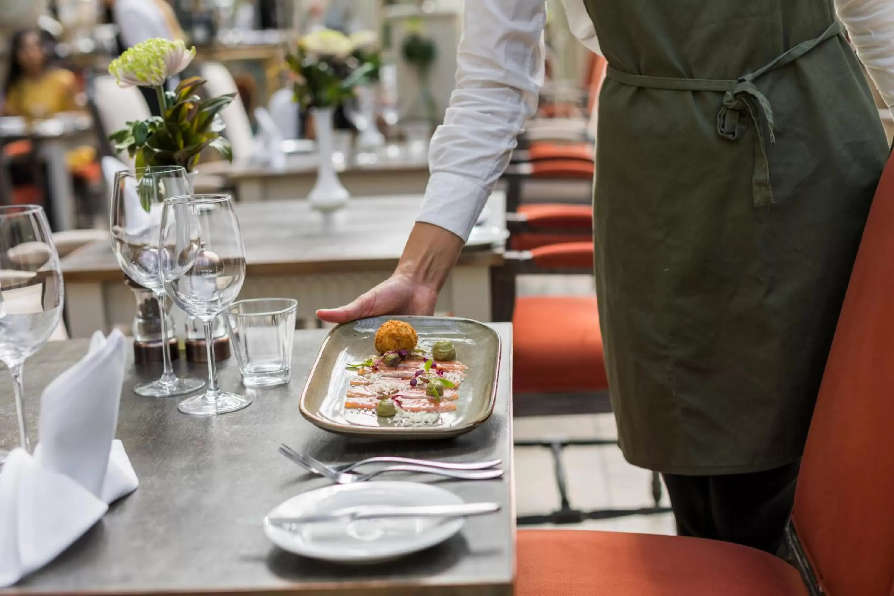 Food close-up in Coombe Abbey Hotel