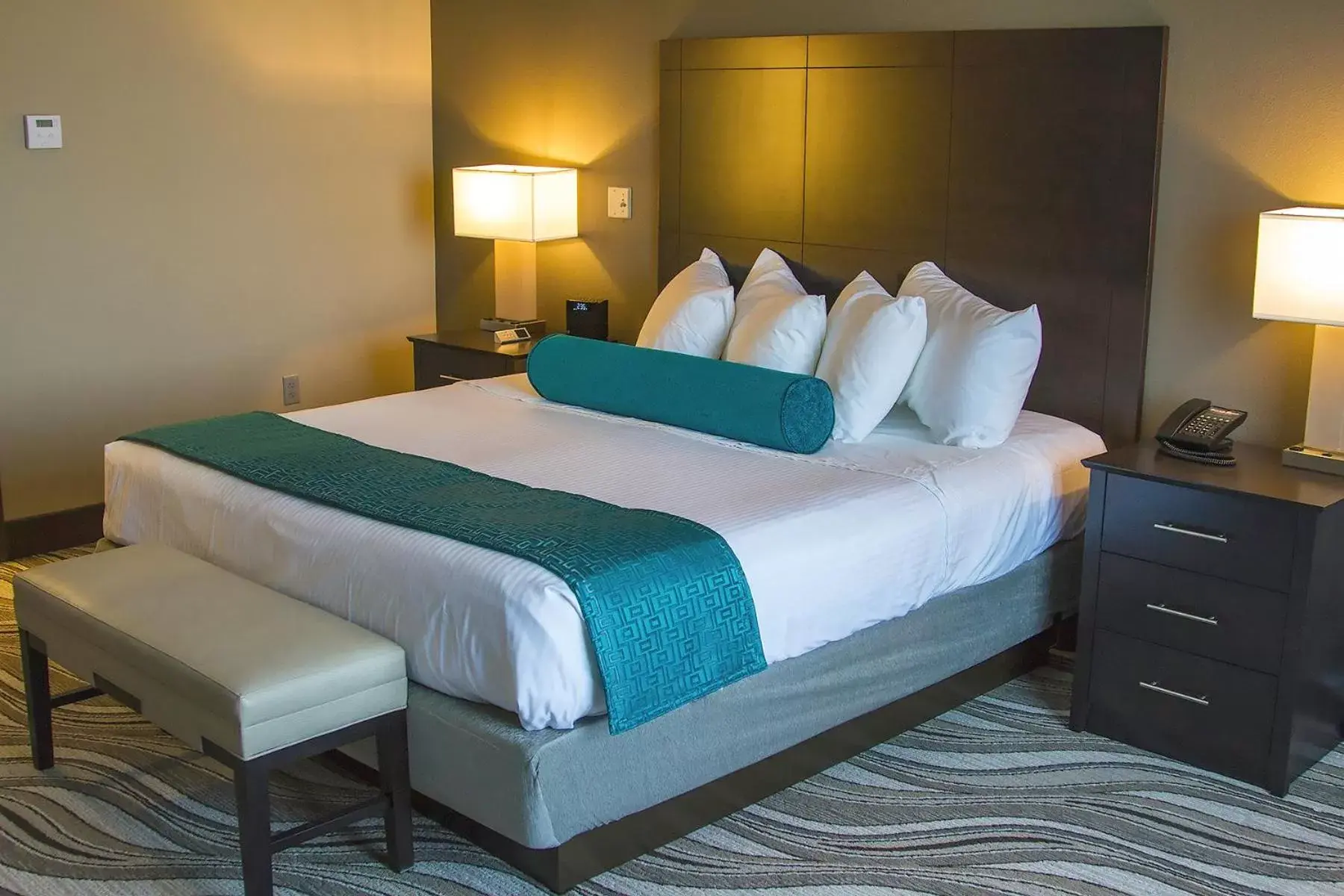 Bed in River Bend Casino & Hotel