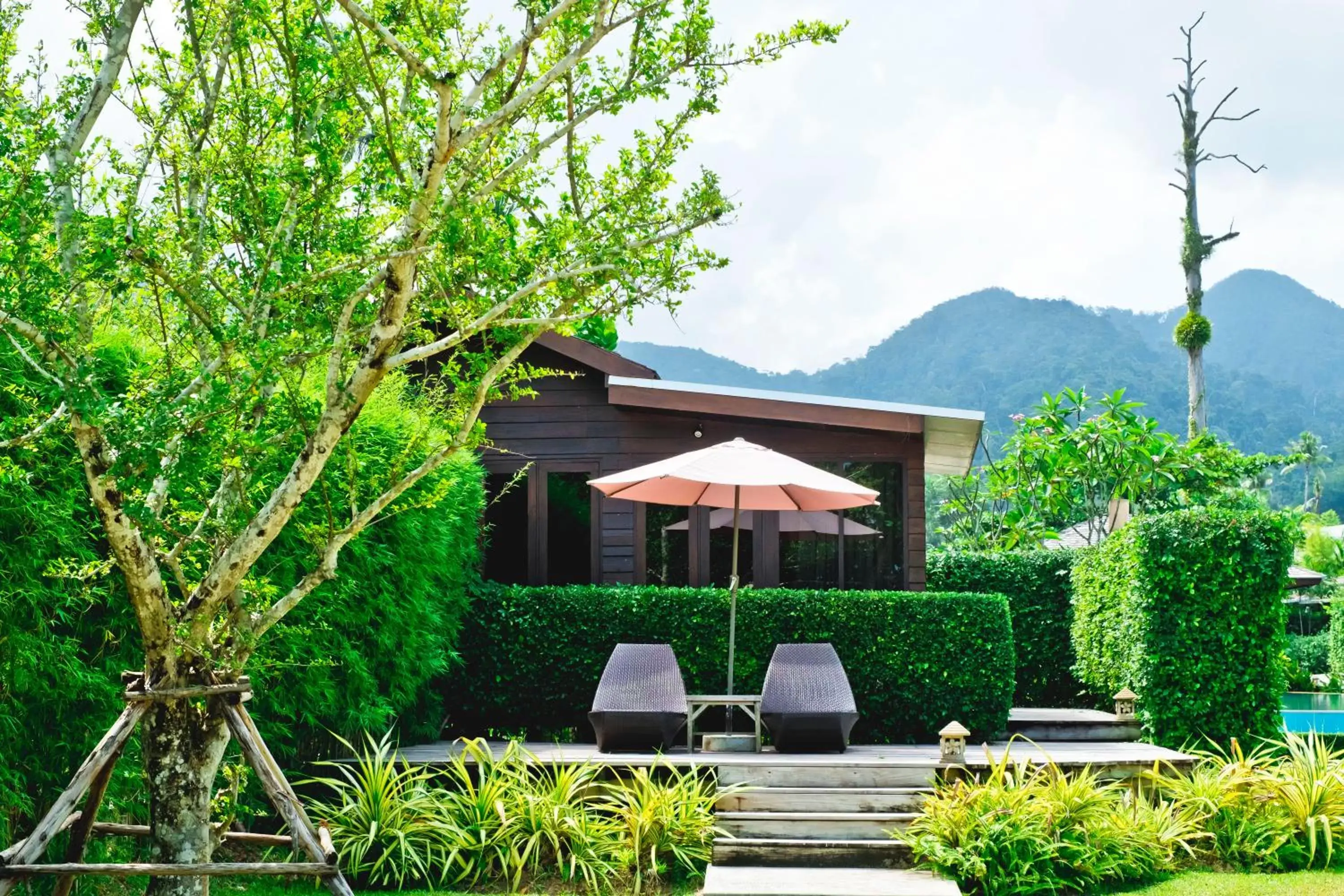 Patio in GajaPuri Resort Koh Chang