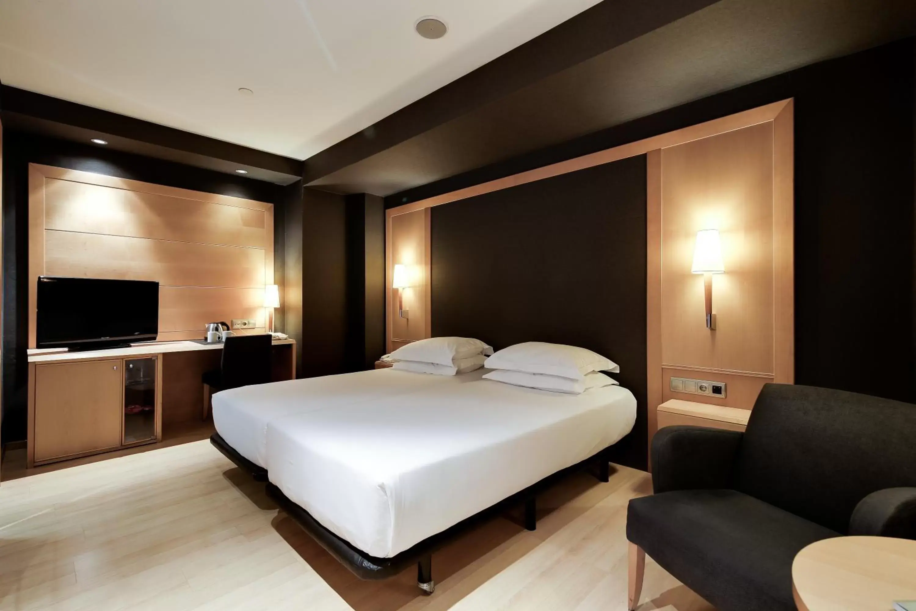 Bed in Hotel Barcelona Universal
