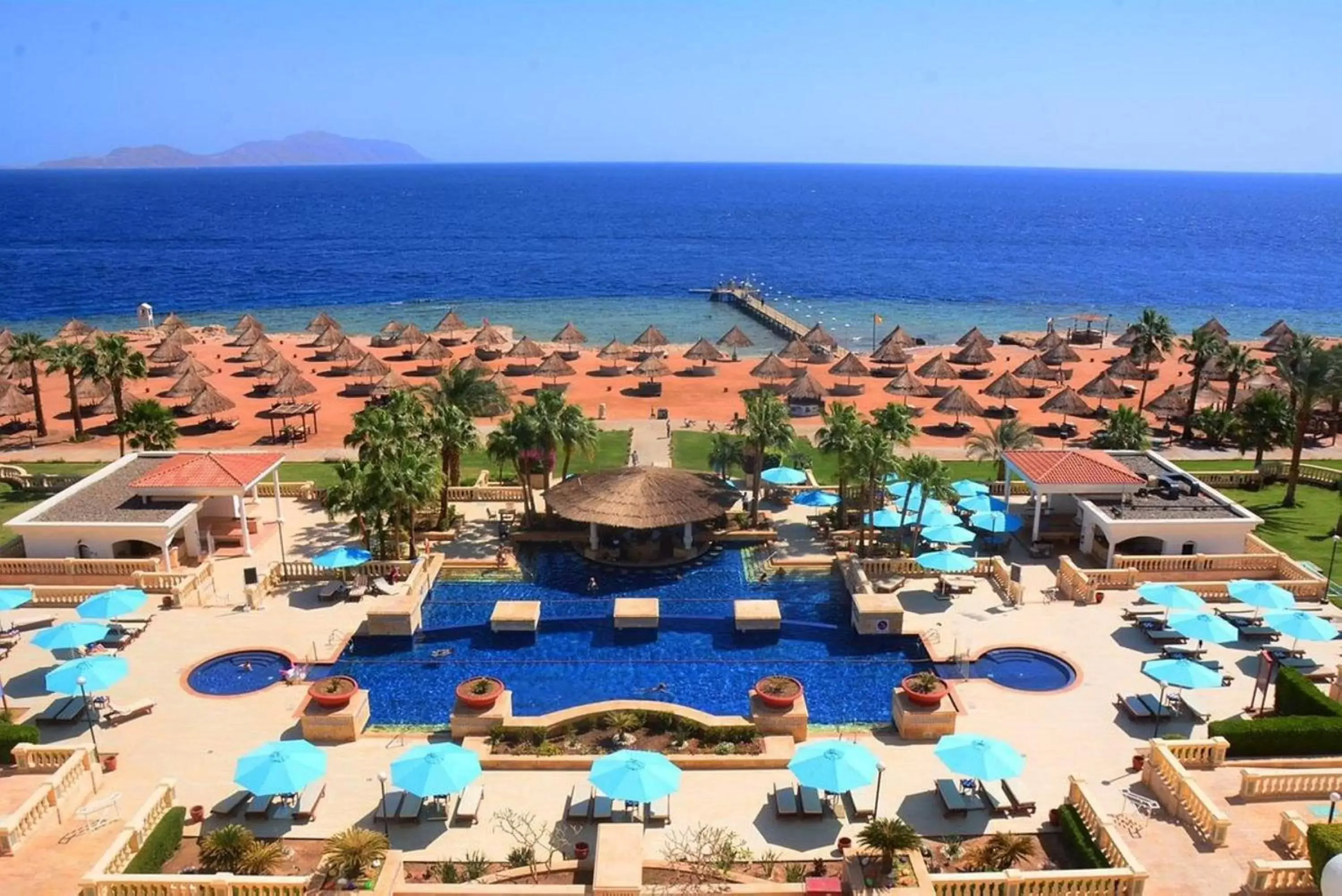 Beach, Pool View in Sheraton Sharm Hotel, Resort, Villas & Spa