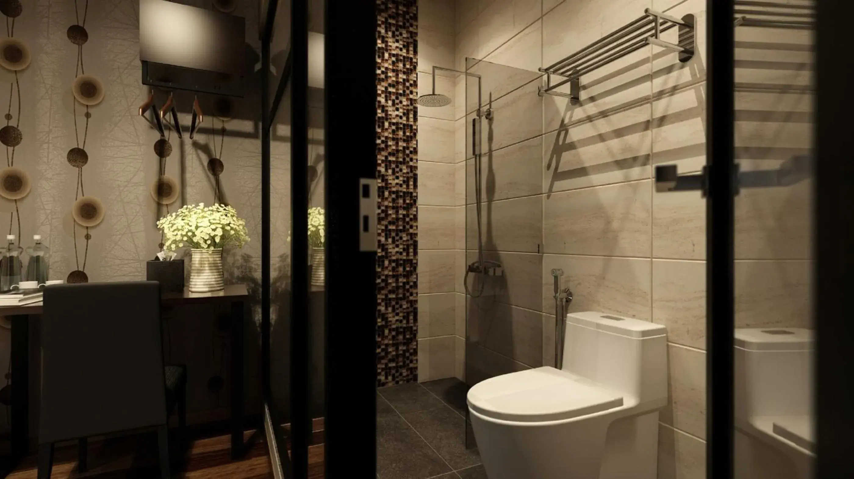 Bathroom in The Square Hotel