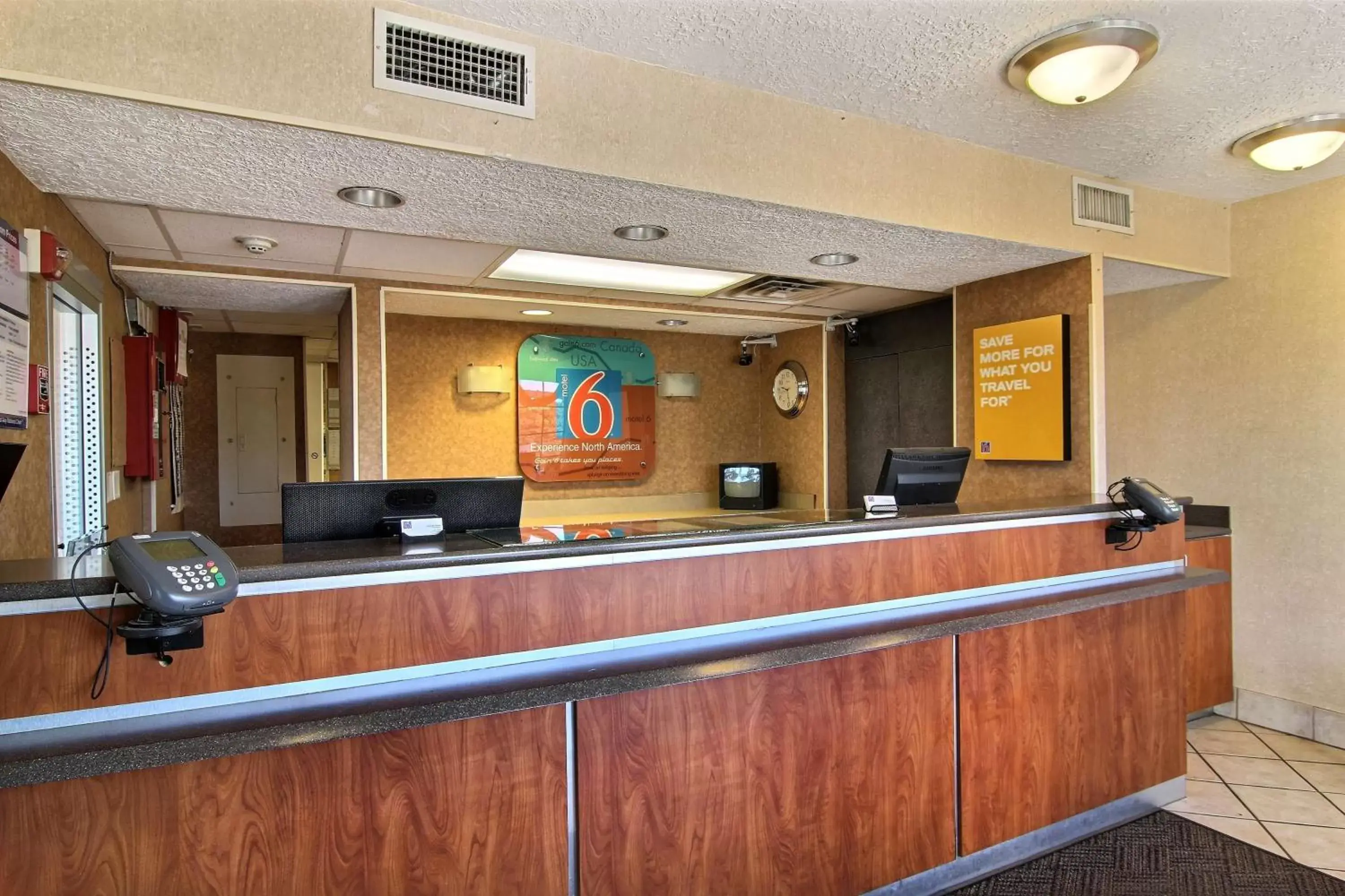 Lobby or reception, Lobby/Reception in Motel 6-Amarillo, TX - Airport