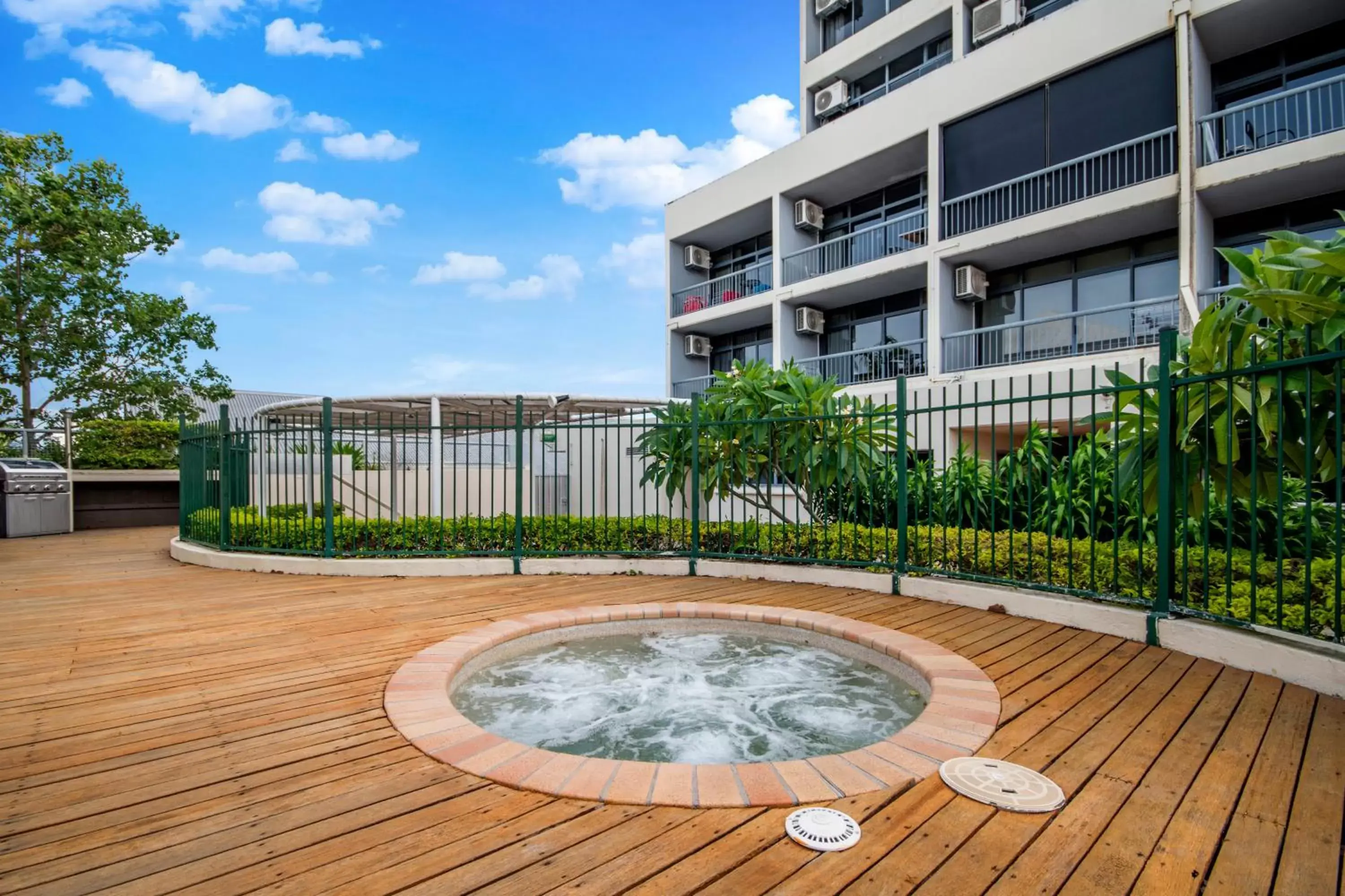 Swimming pool, Property Building in Sunshine Tower Hotel