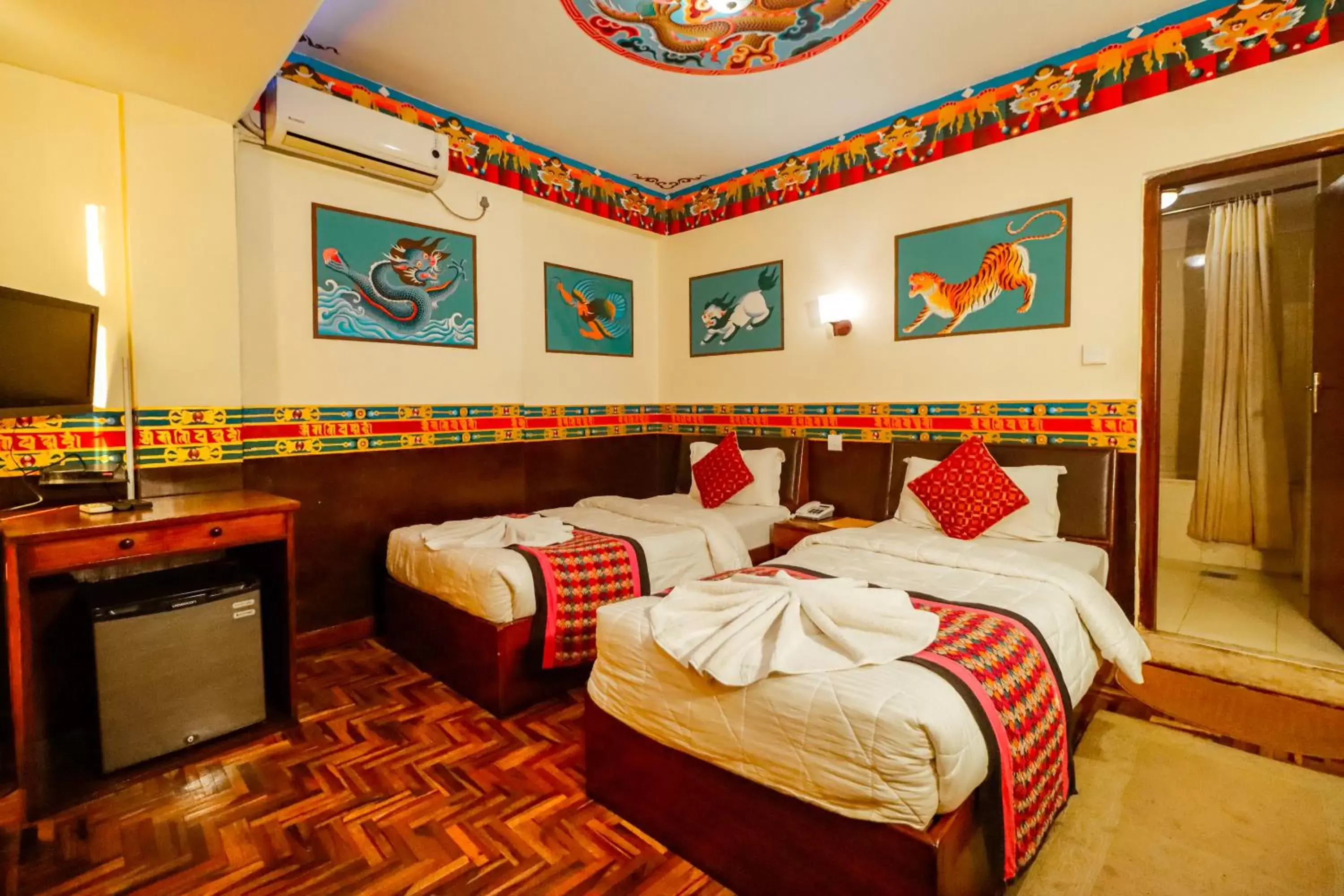 Bed in Kathmandu Eco Hotel