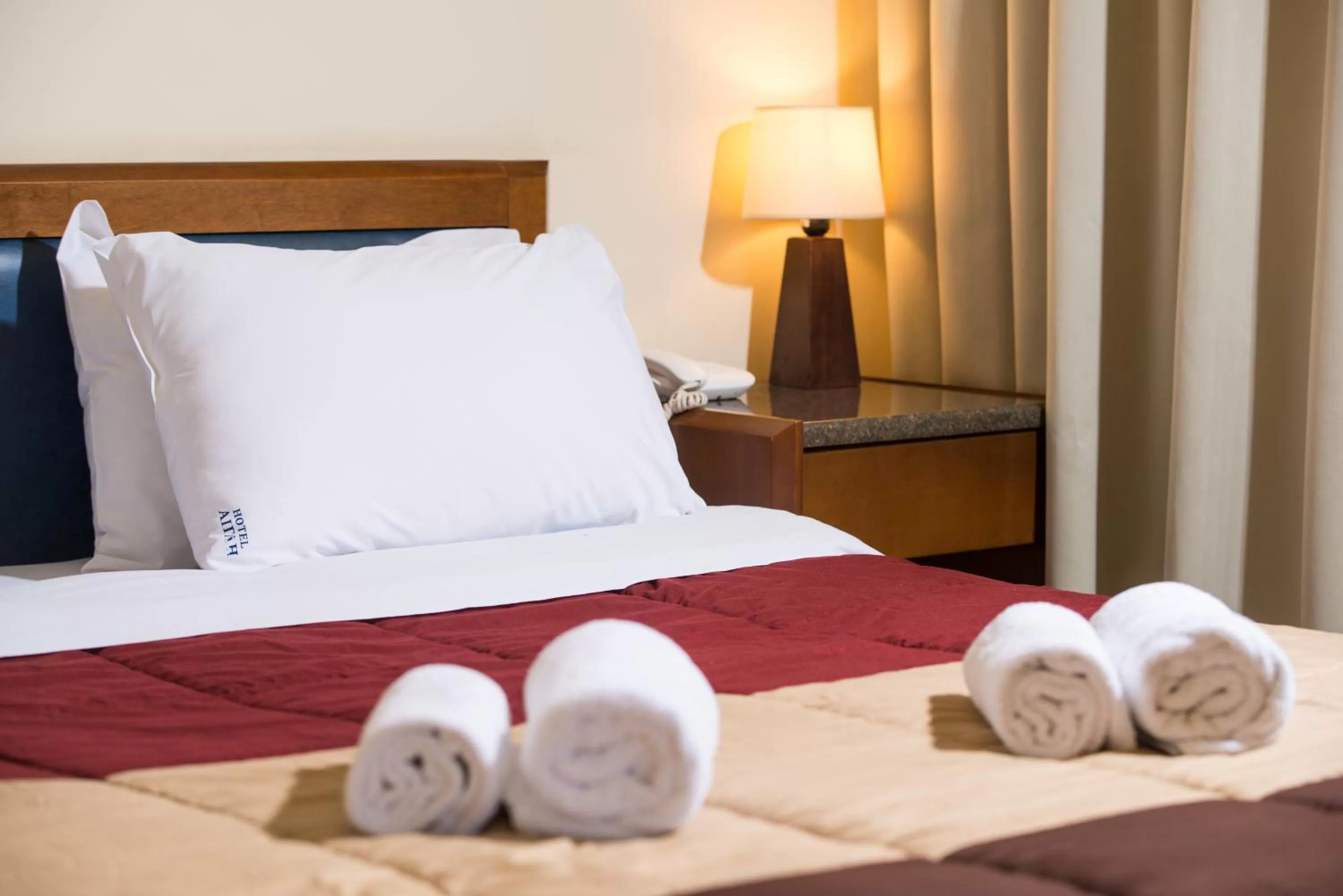 Bedroom, Bed in Hotel Aigli