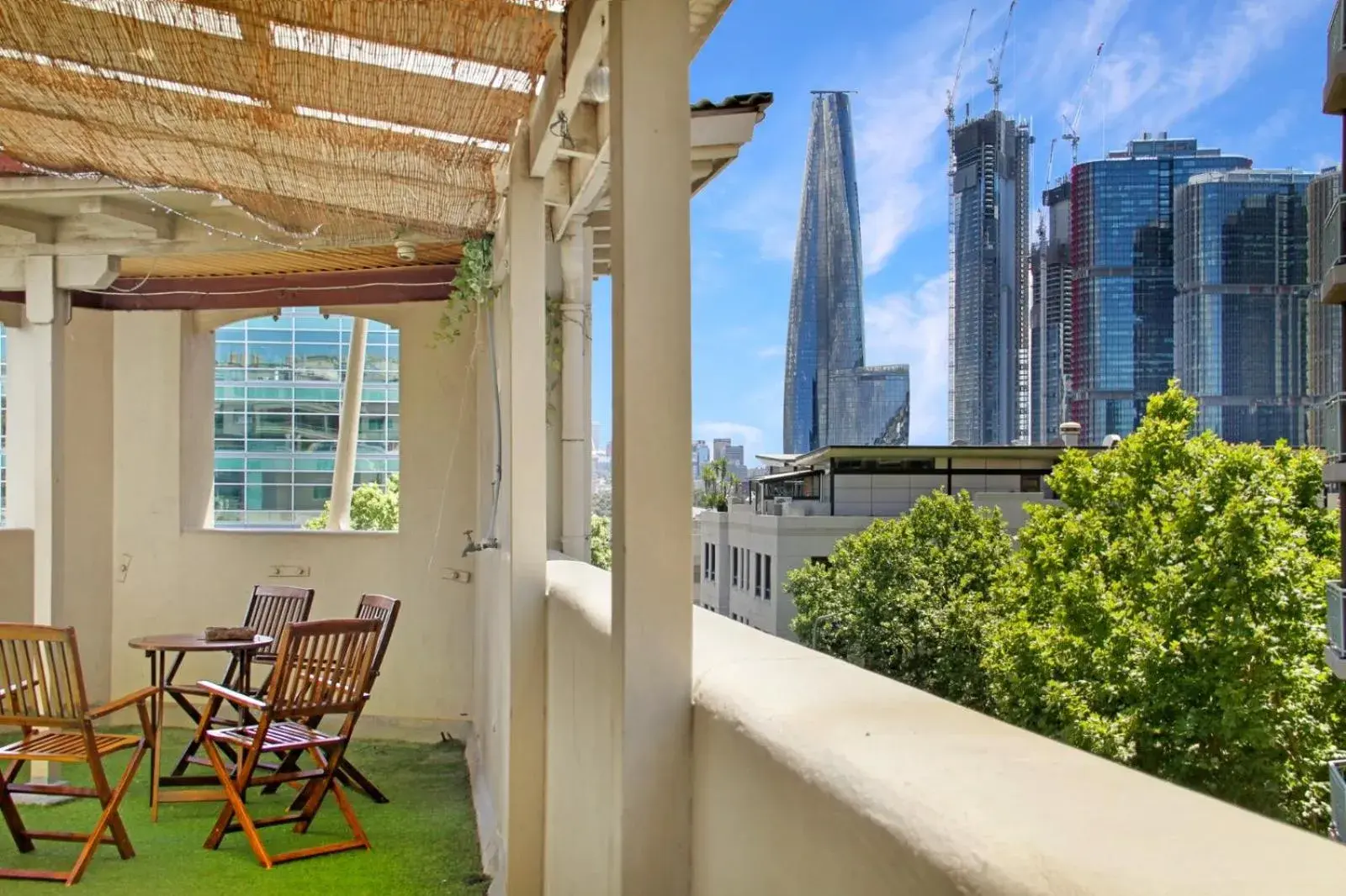 Patio, Balcony/Terrace in Darling Harbour Boutique Hotel