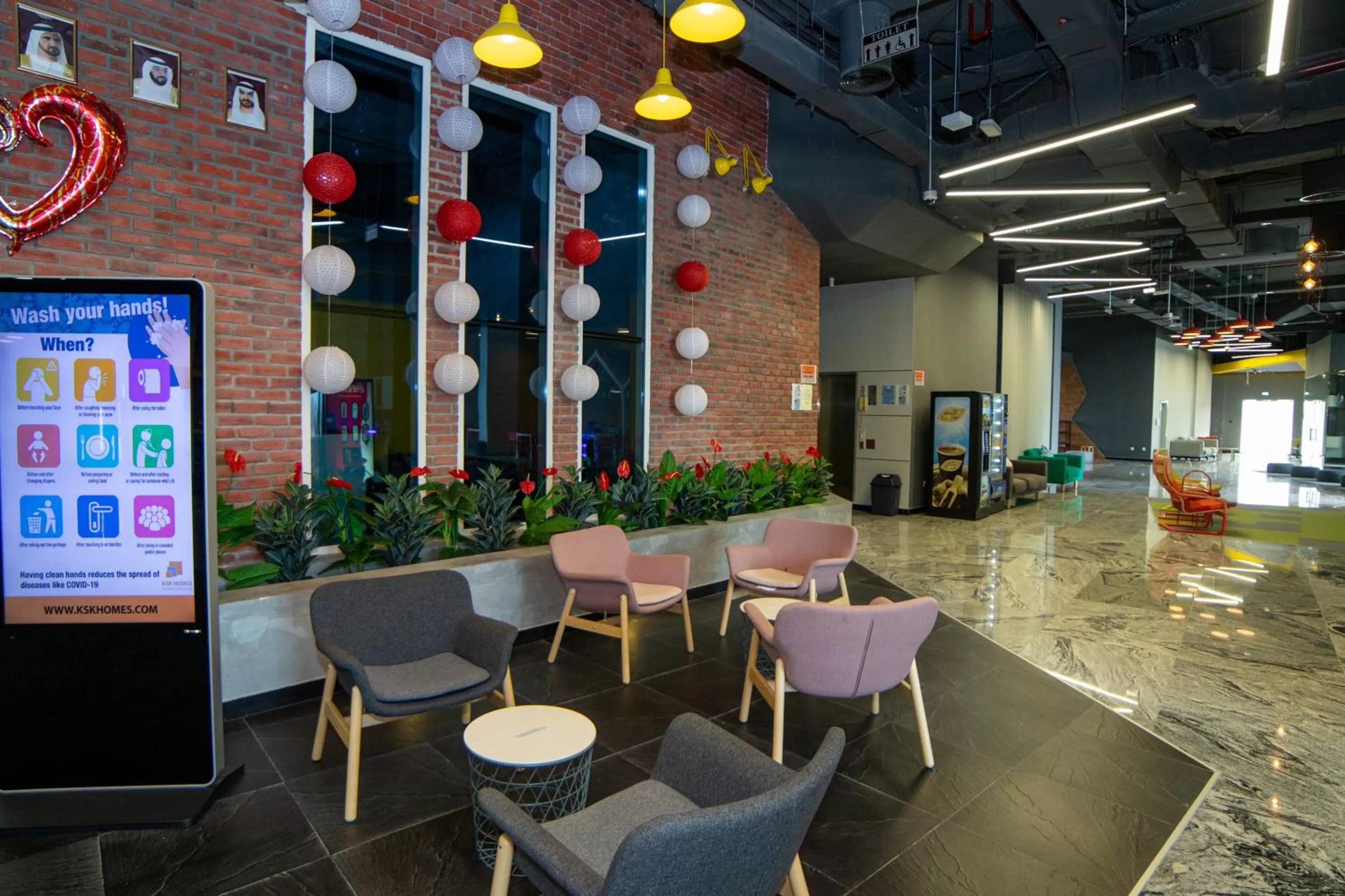 Lobby or reception in KSK Homes Hotel Dubai Academic City