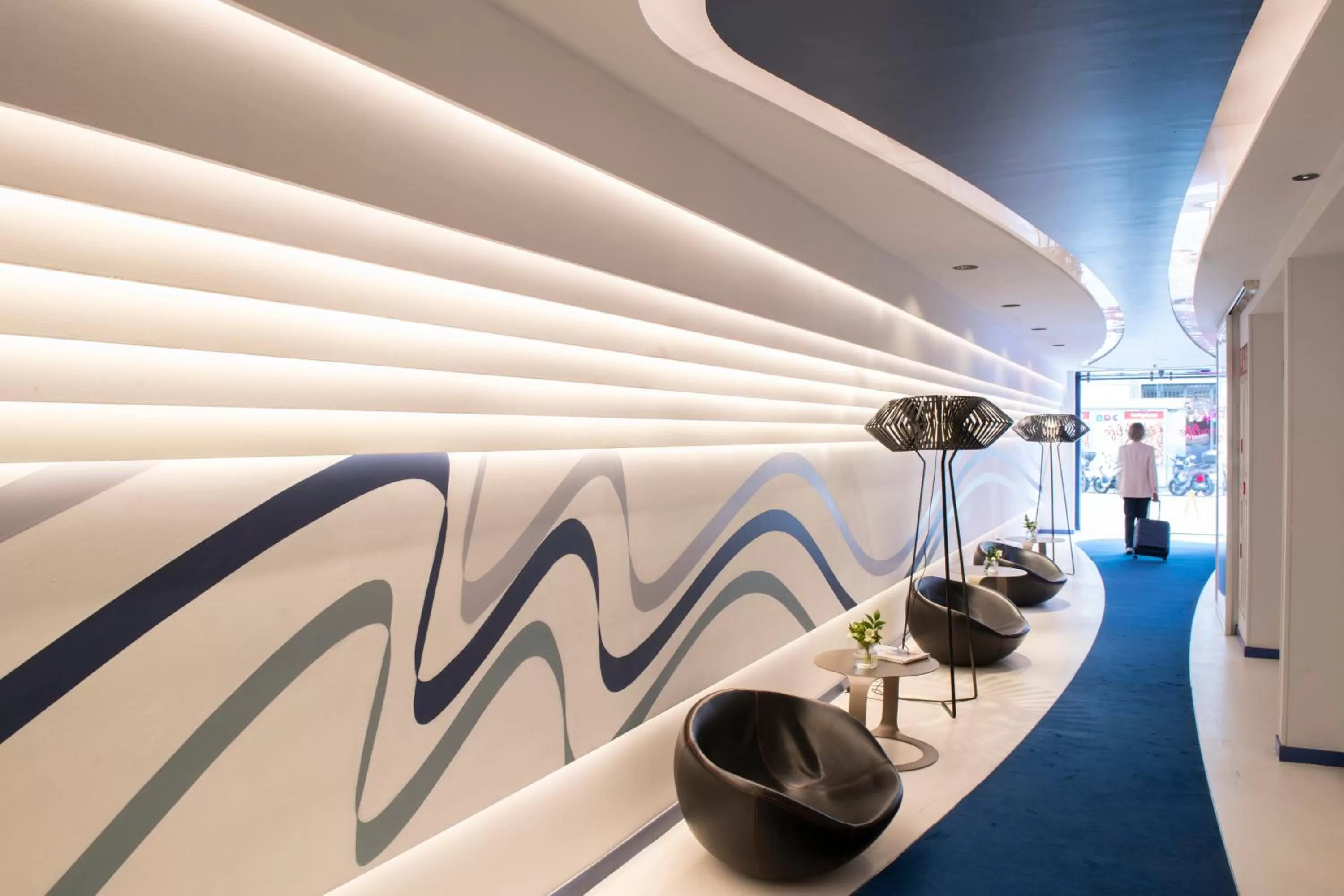 Seating area in Allegro Barcelona