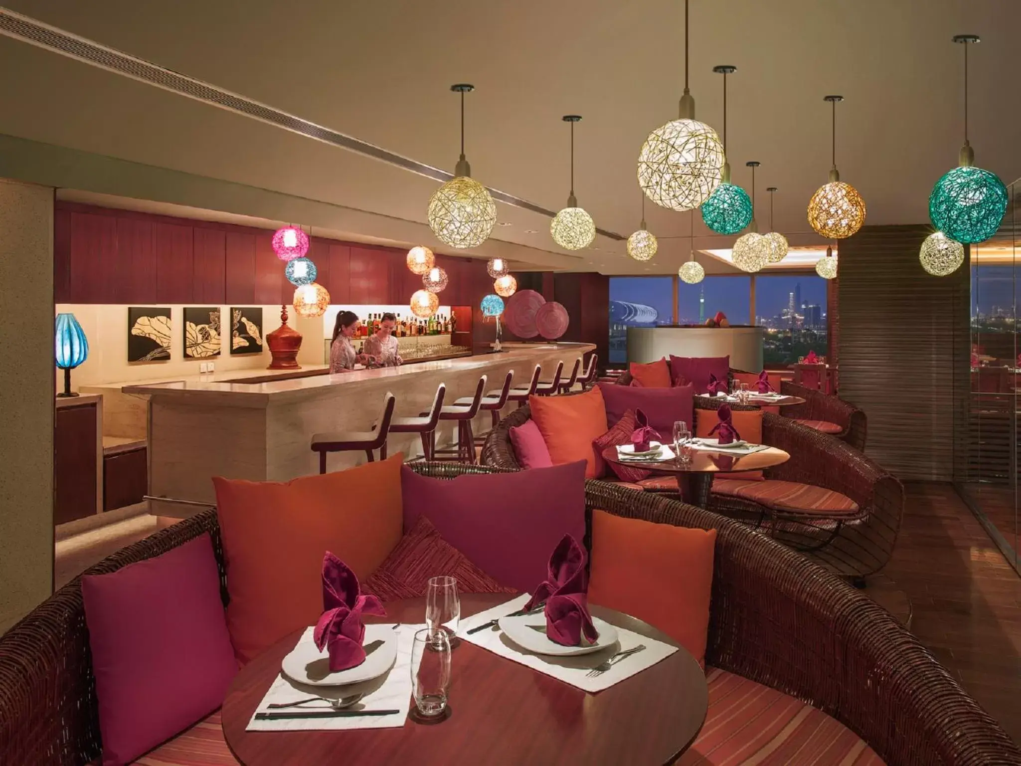 Lounge or bar, Restaurant/Places to Eat in Shangri-La Guangzhou