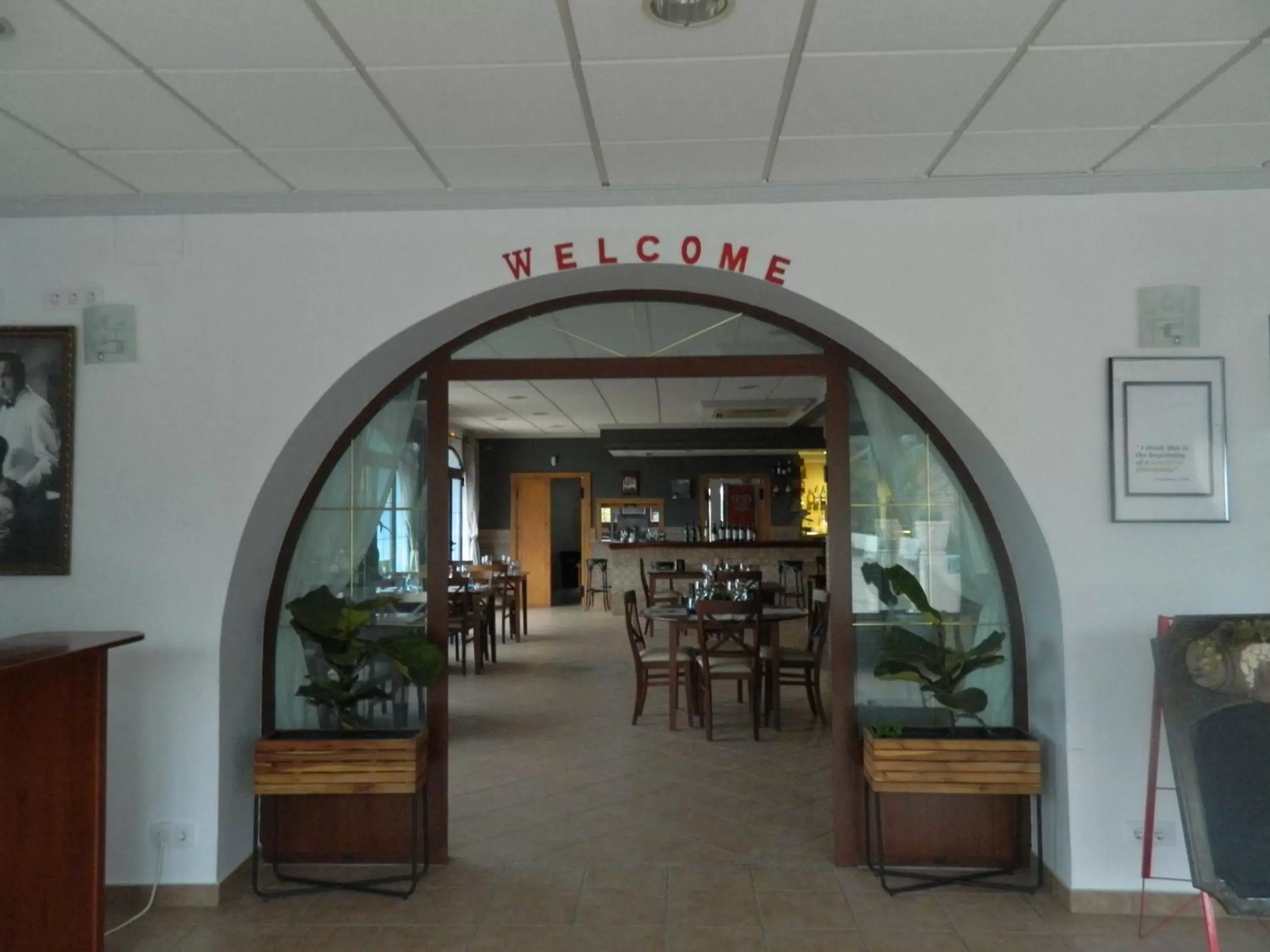 Lobby or reception in Hotel Restaurant Baladrar