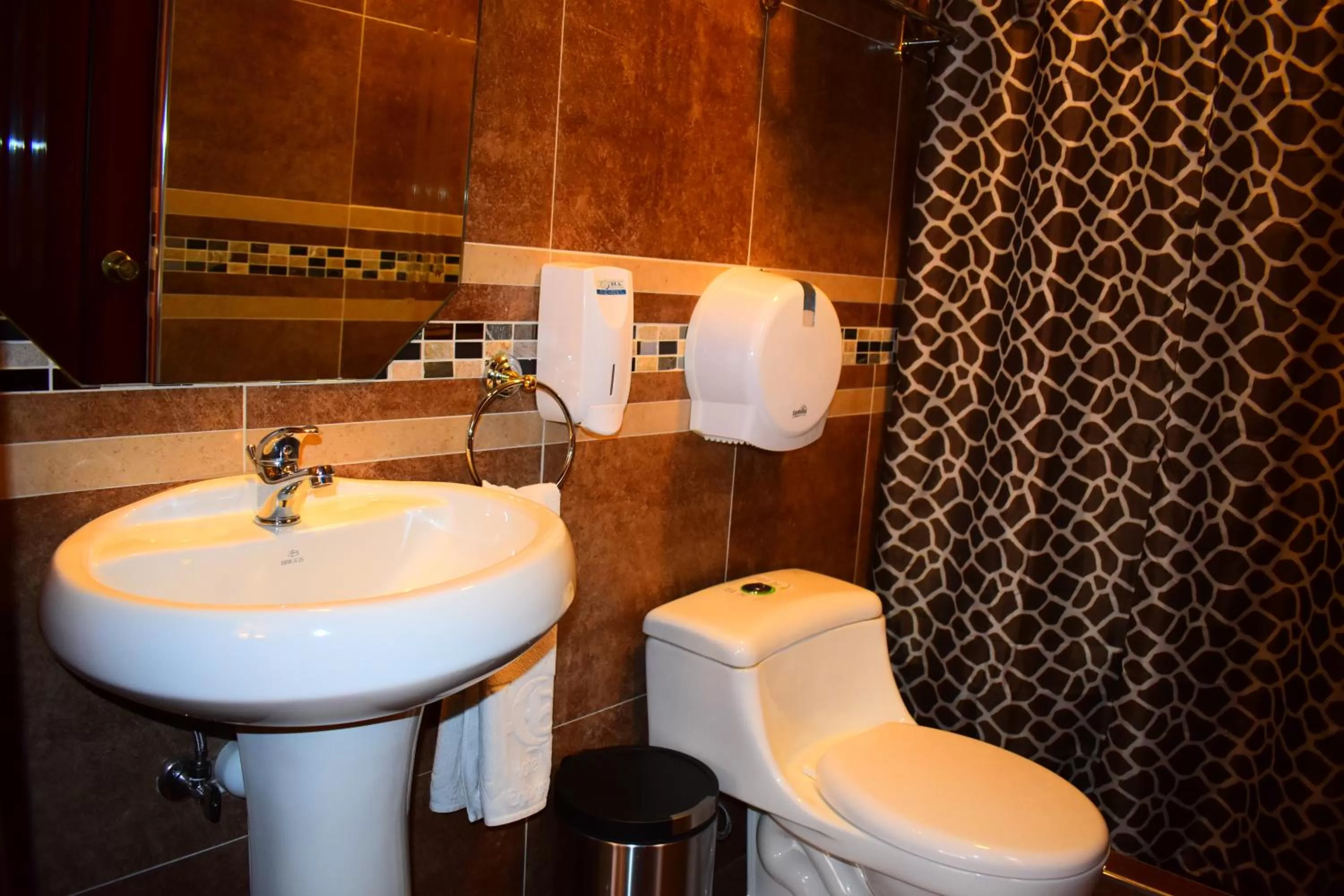 Bathroom in Hotel Endamo