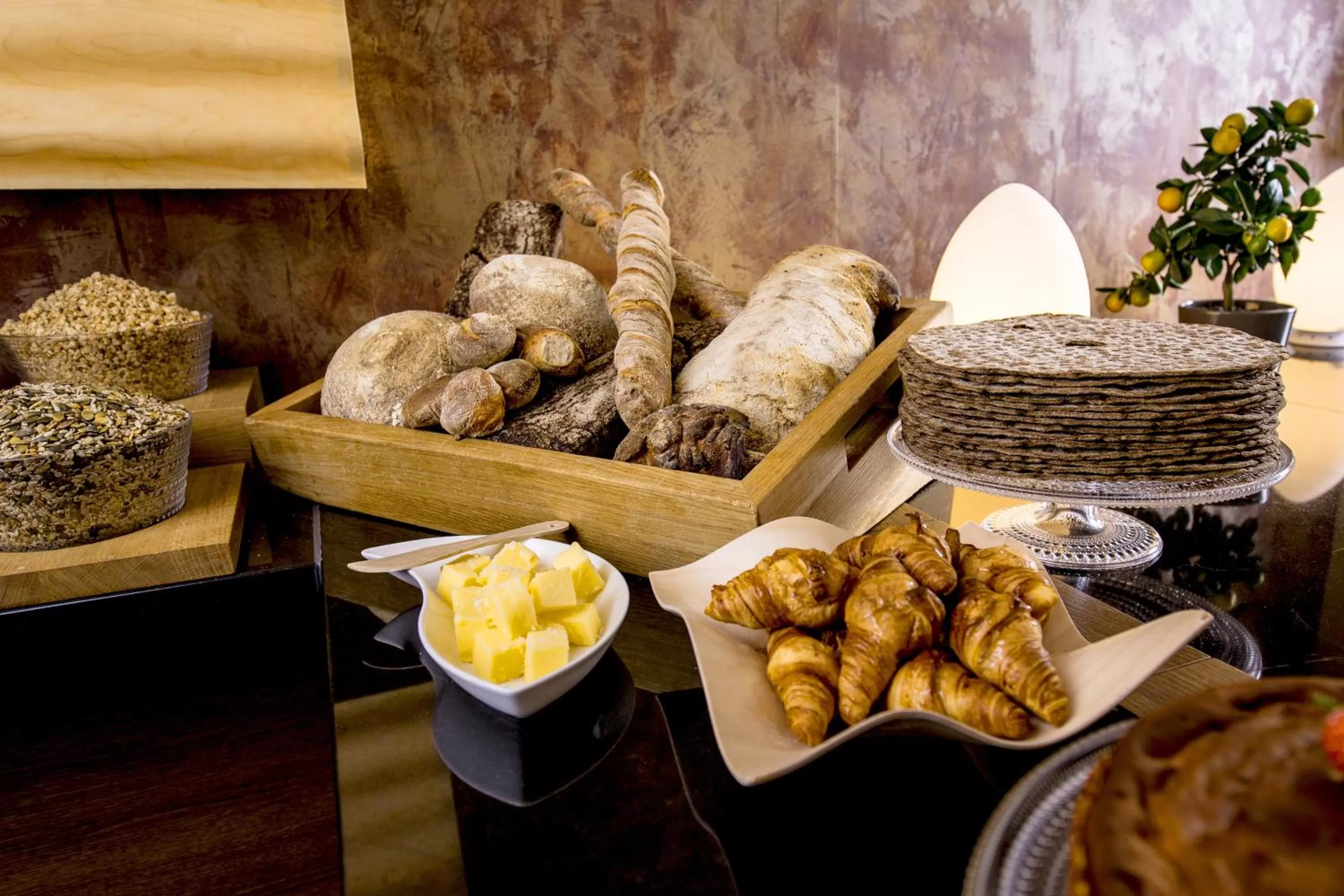 Buffet breakfast in Hotel Klaus K