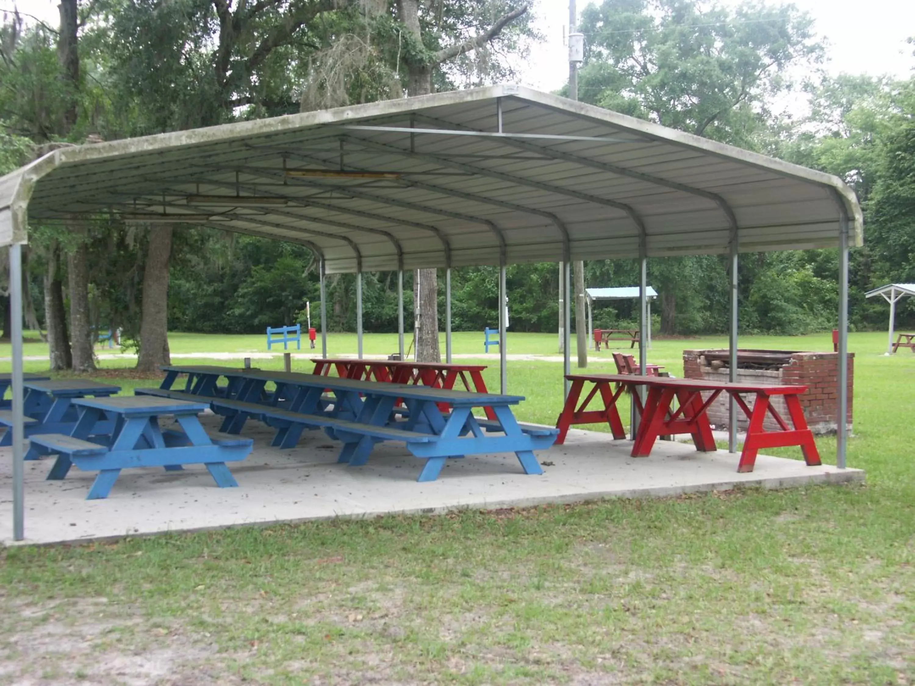 BBQ facilities, Children's Play Area in Deerwood Inn & Madison Campground