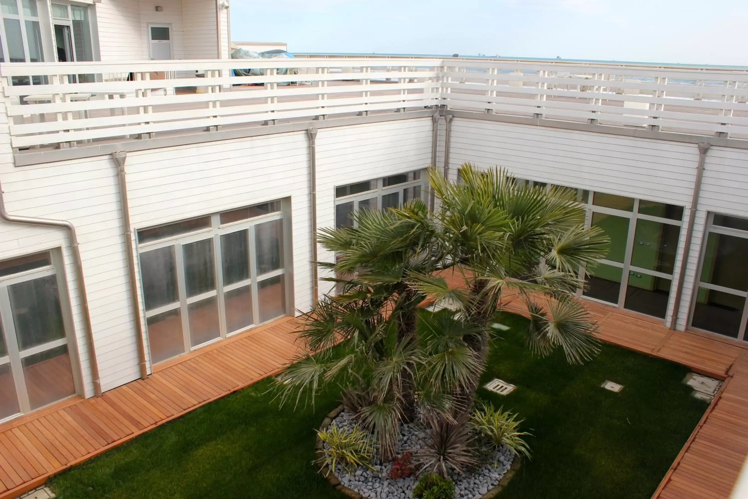 Bird's eye view, Property Building in Terme Beach Resort