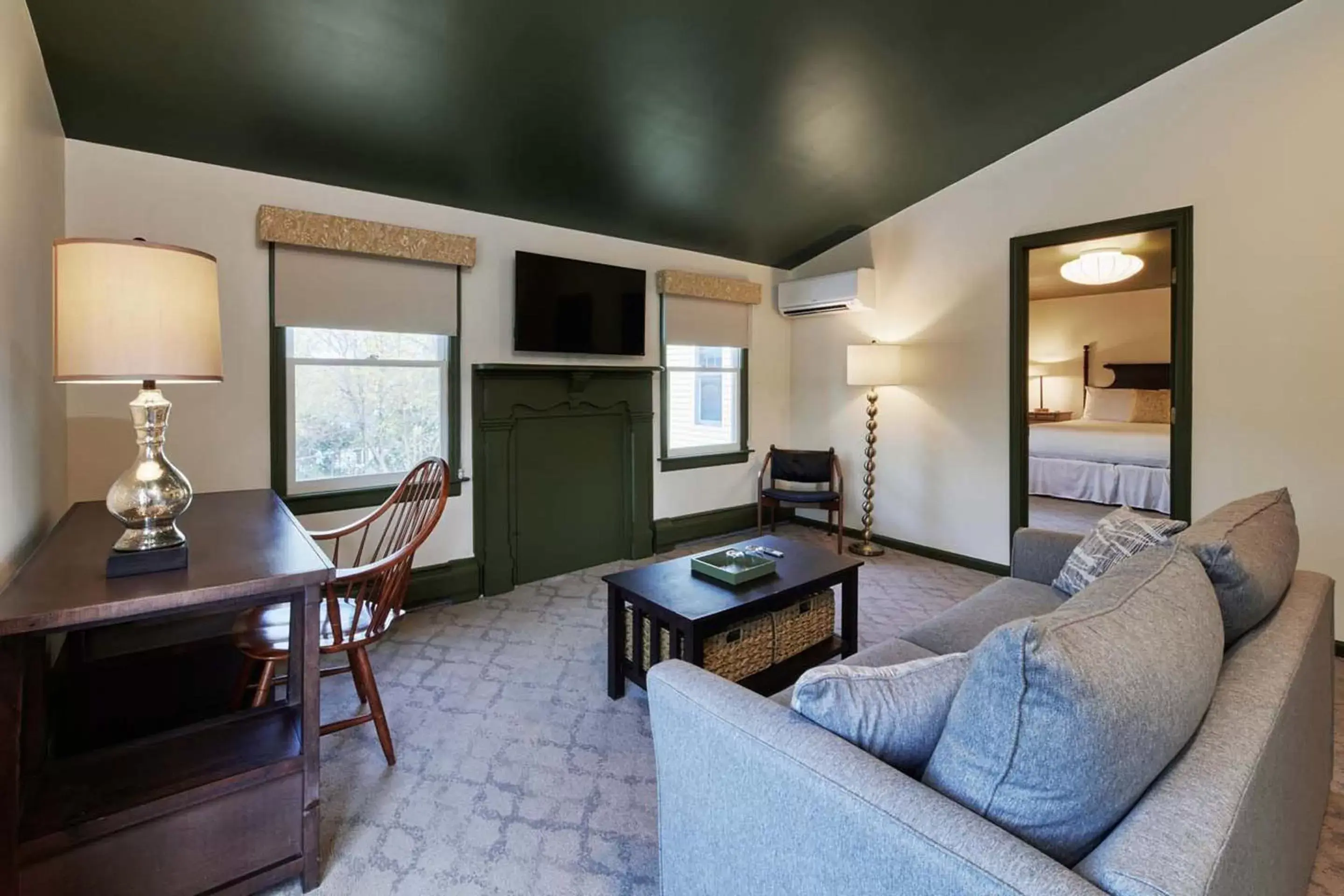 Living room, Bed in The Whitlock by The Lenox Collection Living room, Bed in The Whitlock by The Lenox Collection