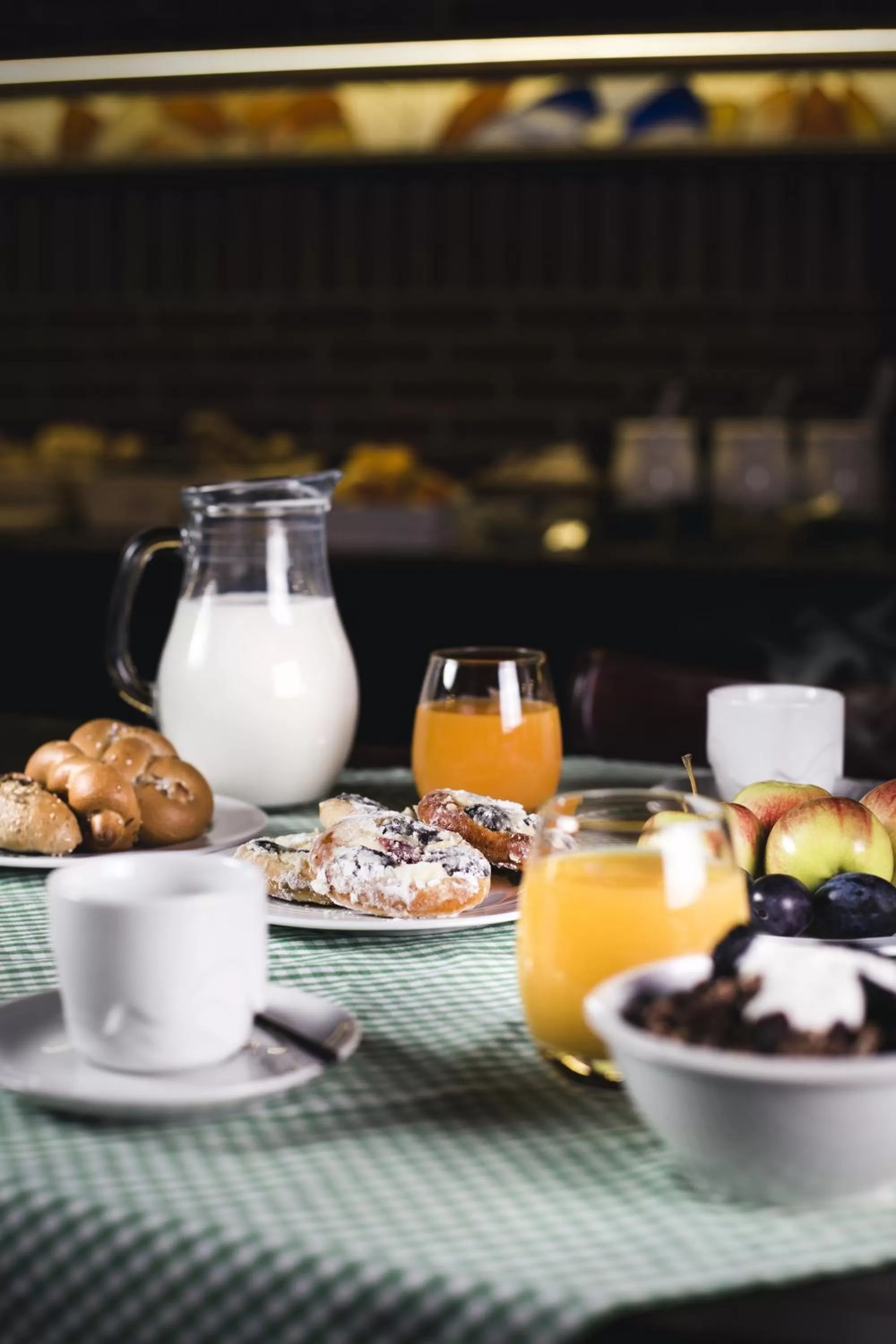 Continental breakfast in Hotel Purkmistr