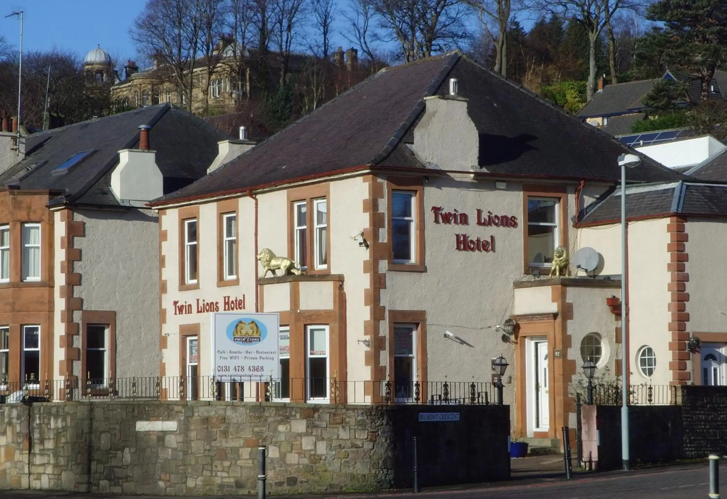 Facade/entrance, Property Building in Twin Lions Hotel