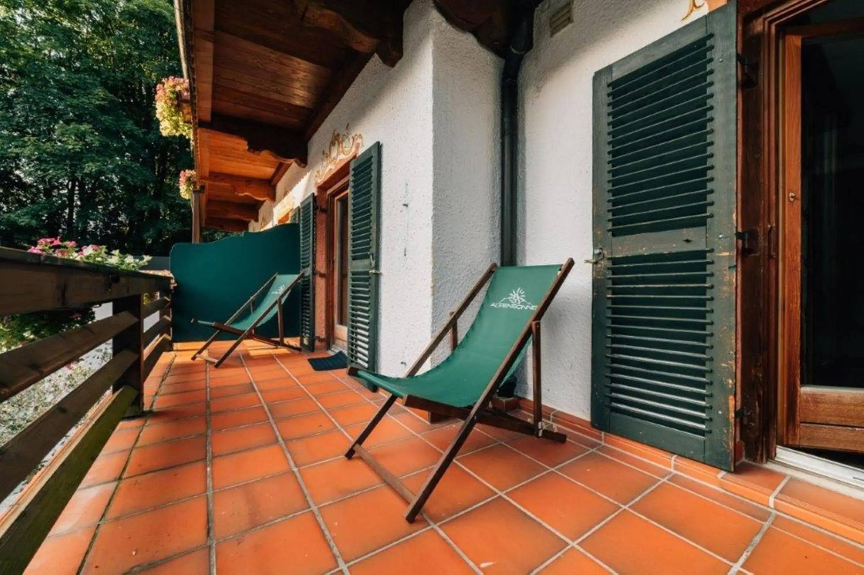 Balcony/Terrace in Hotel Alpensonne