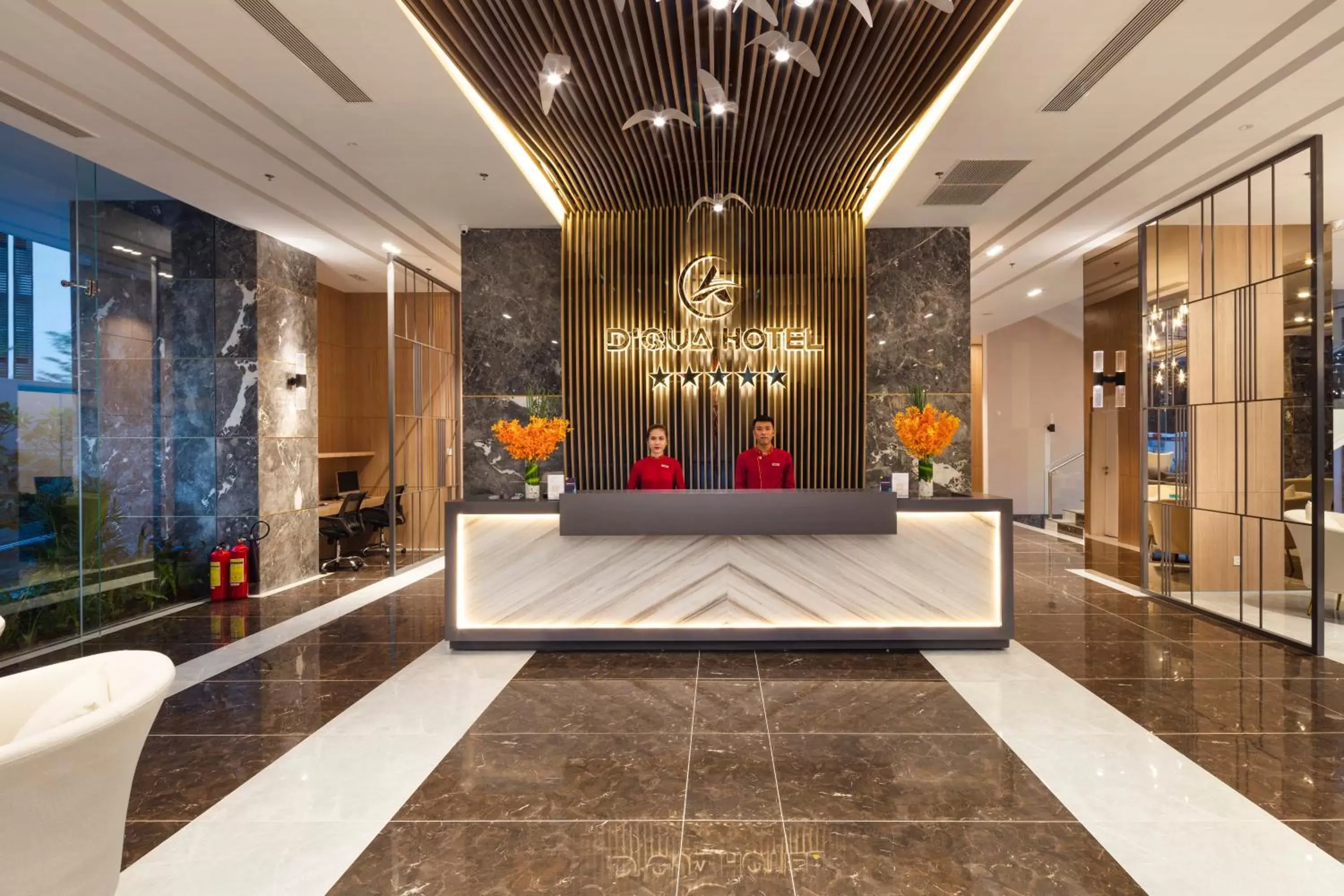 Lobby or reception in DQua Hotel Lobby or reception in DQua Hotel