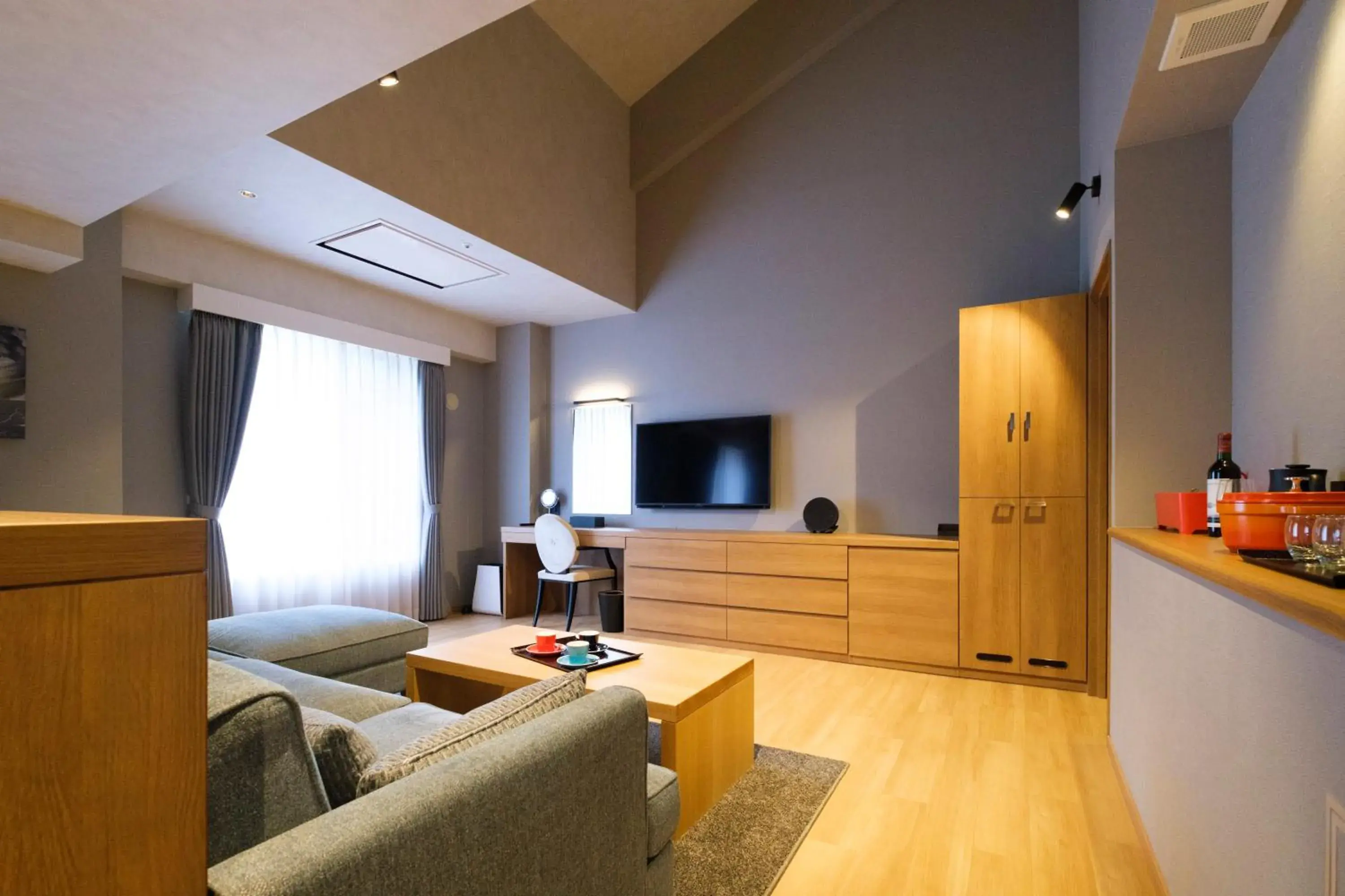 Living room, Seating Area in Asahidake Onsen Hotel Bear Monte