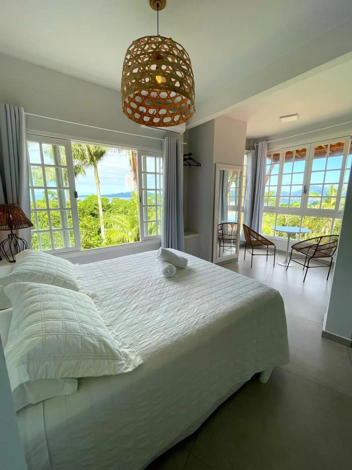 Bed in Hotel Pousada 7 Mares