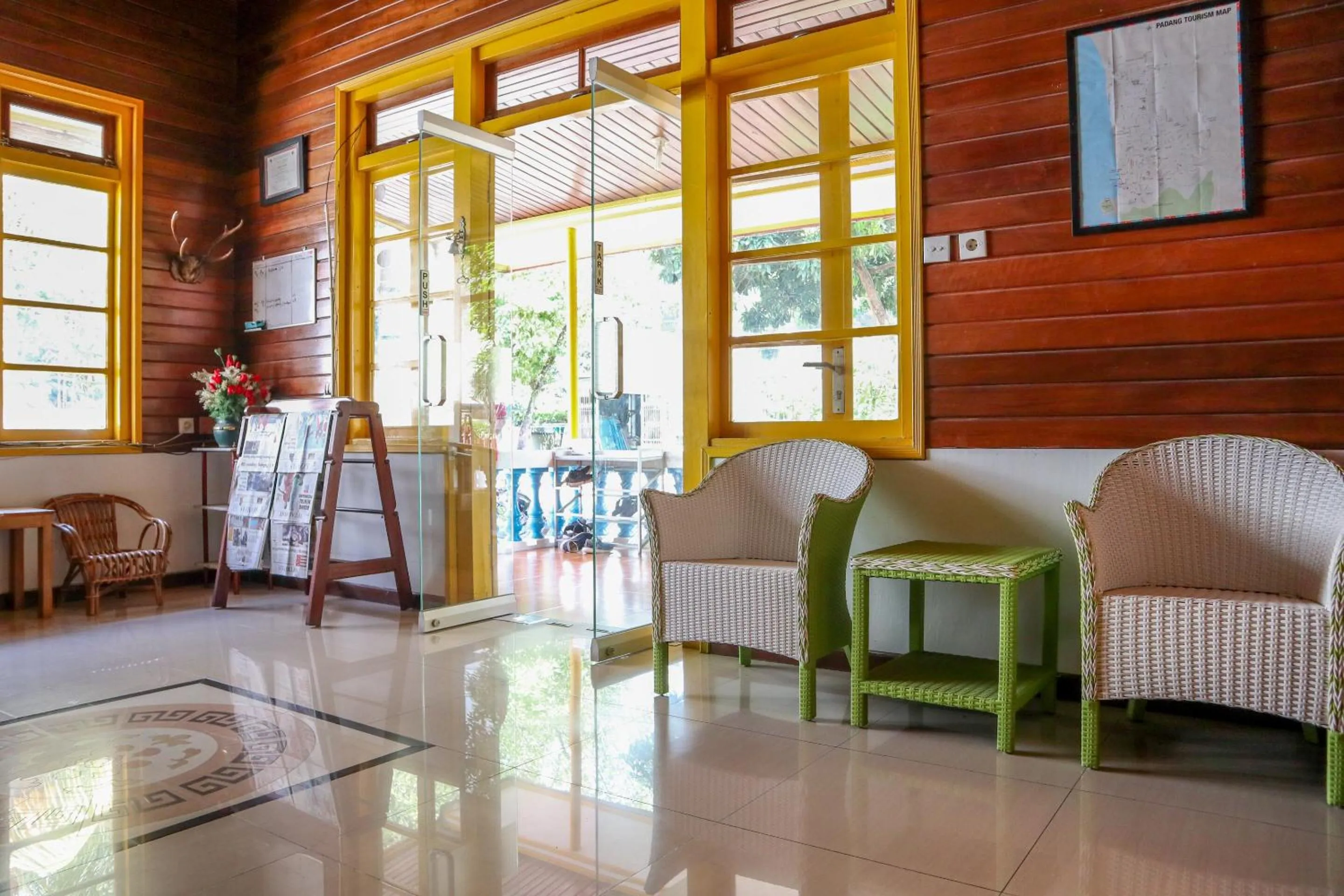 Lobby or reception in Wisma Mutiara