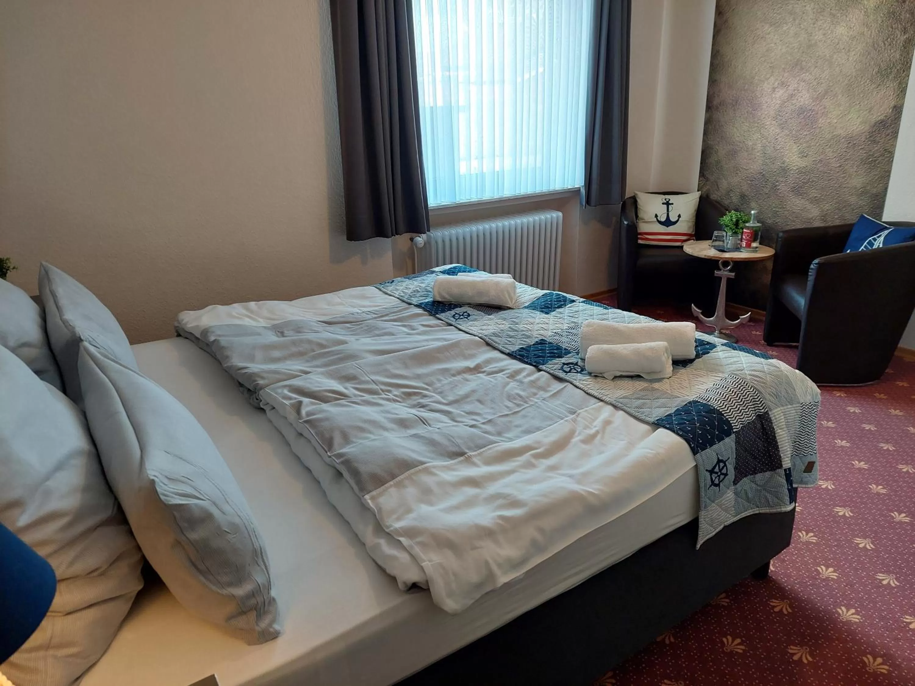 Bed in Hotel Rosmarin