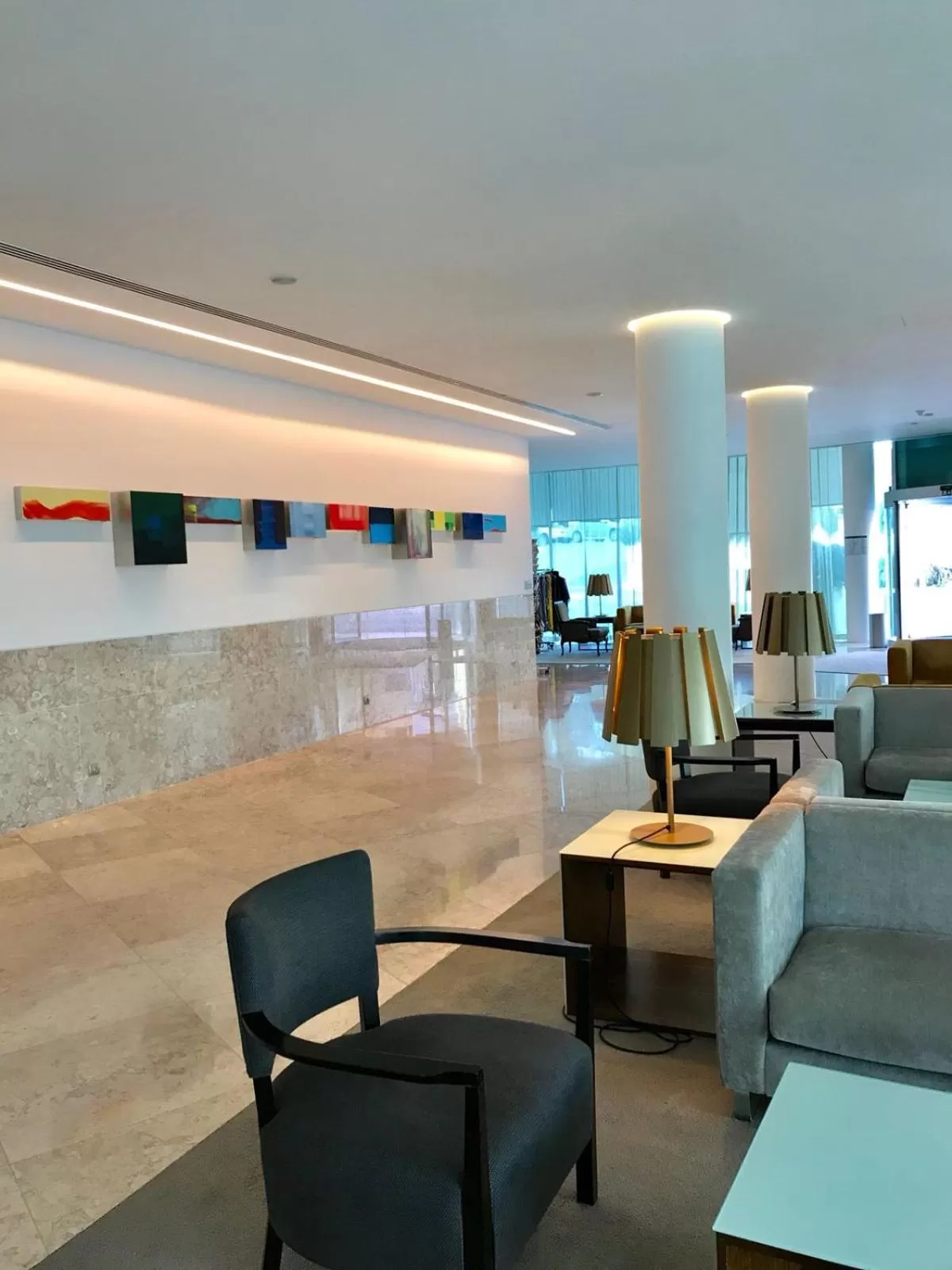 Lobby or reception in Hotel Santa Maria