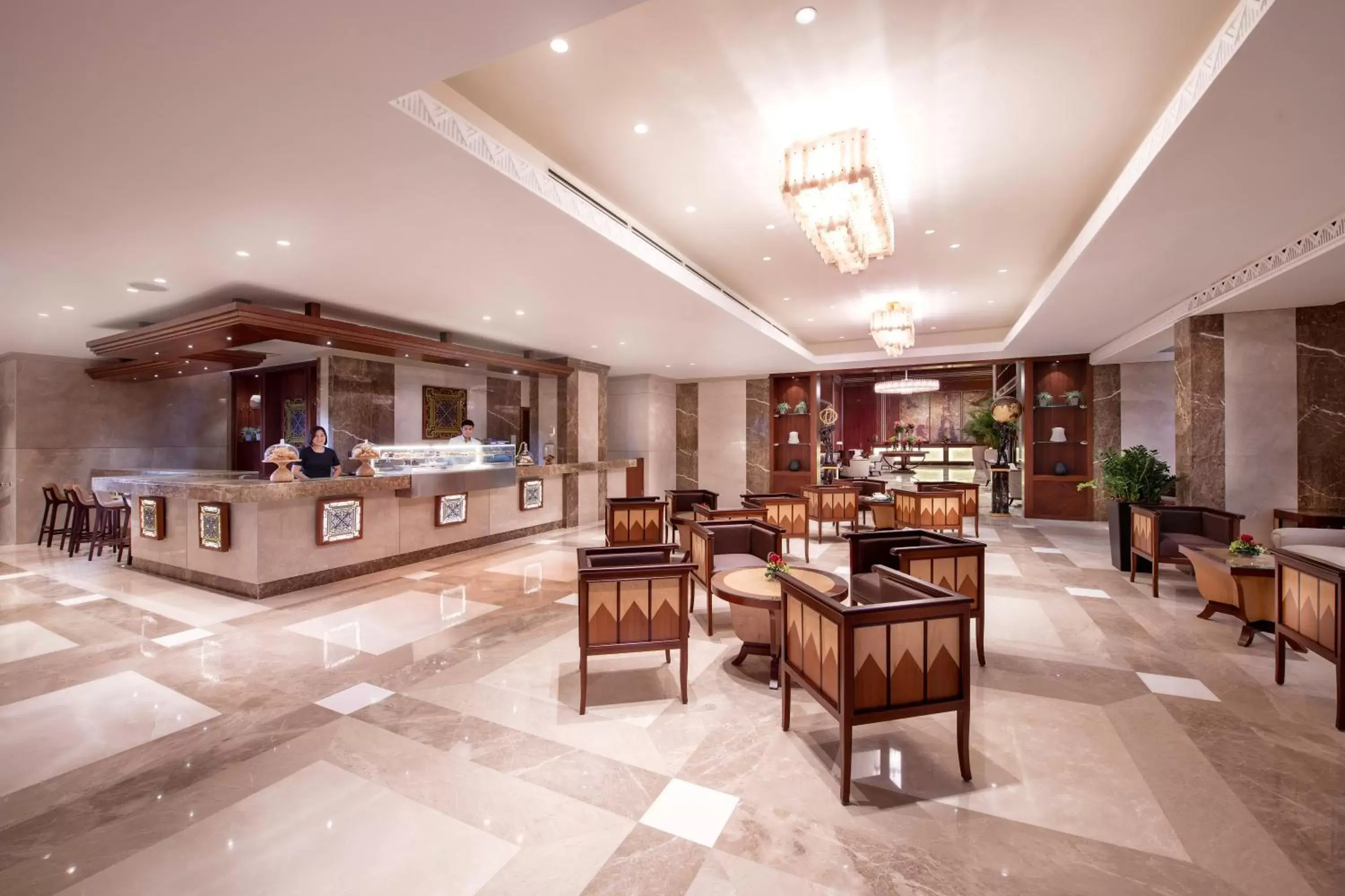 Restaurant/places to eat, Lobby/Reception in Stella Di Mare Dubai Marina Hotel
