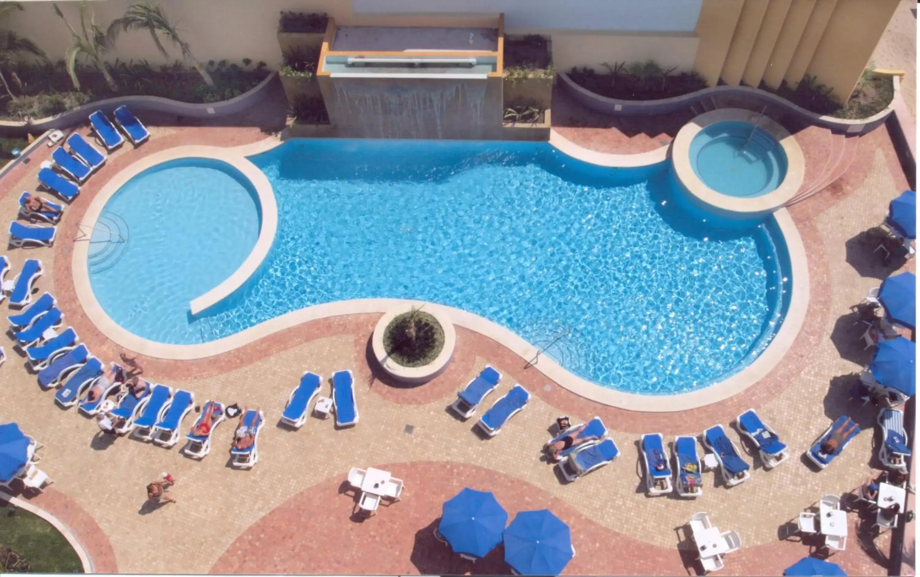 Pool View in Las Flores Beach Resort
