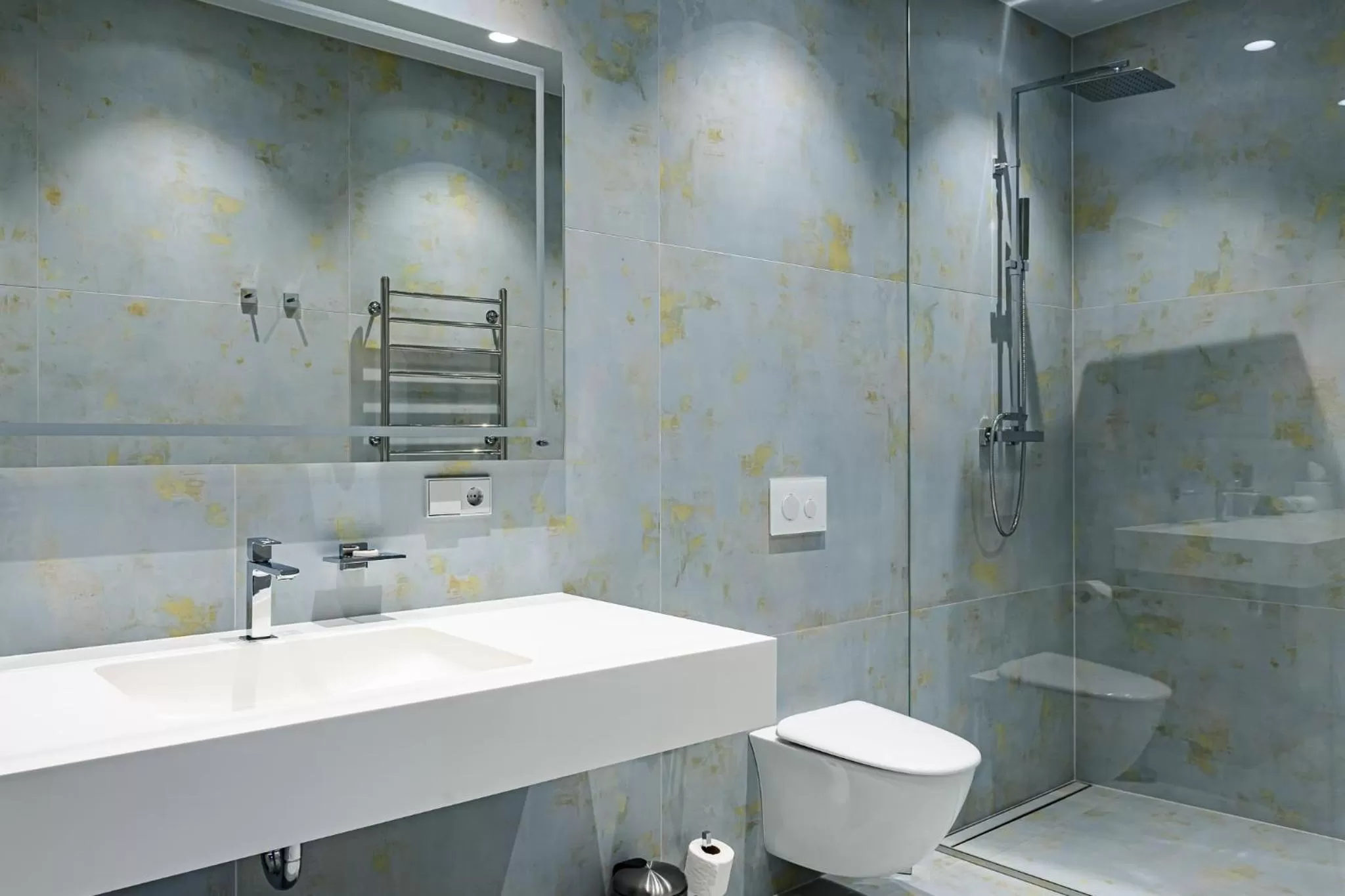 Shower, Bathroom in Roze Peldu Residence