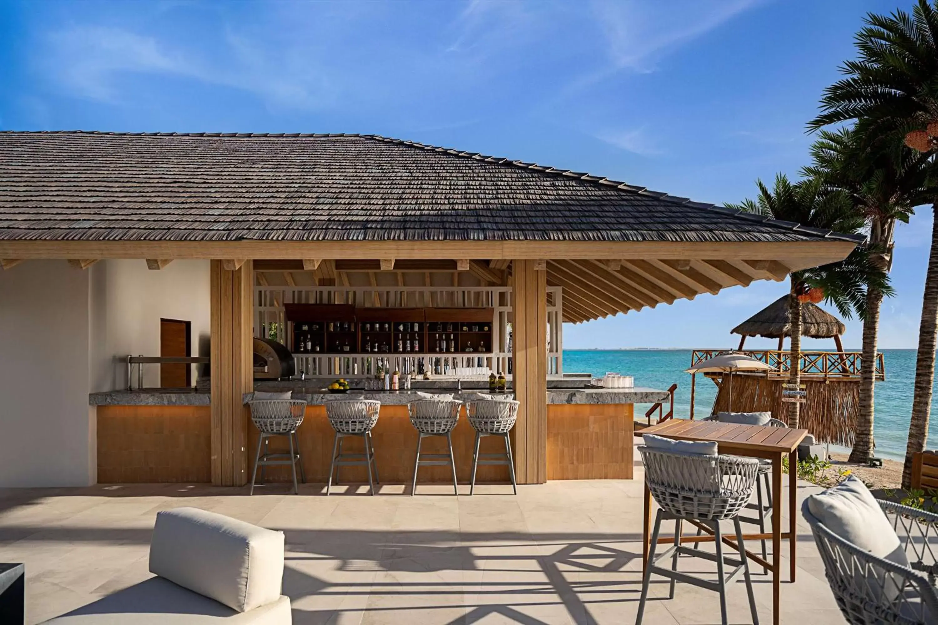 Lounge or bar in Banyan Tree Mayakoba