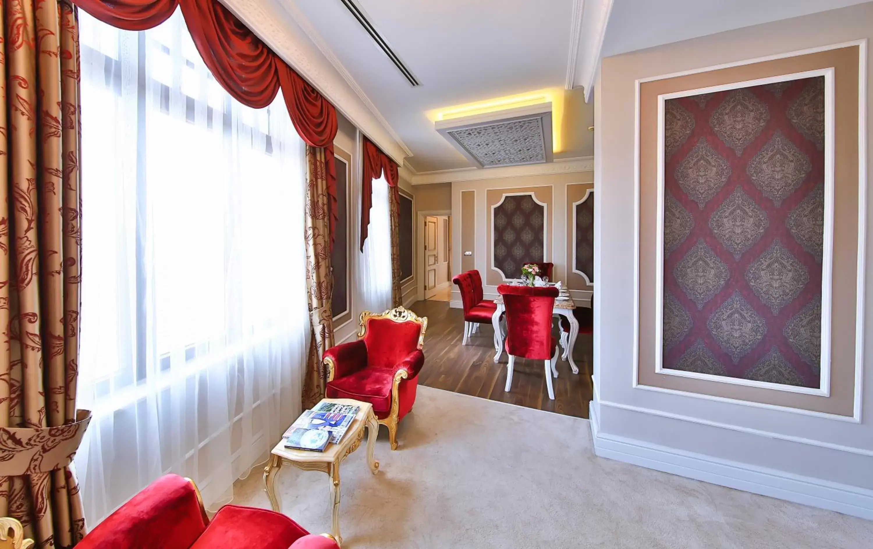 Seating area in Legacy Ottoman Hotel