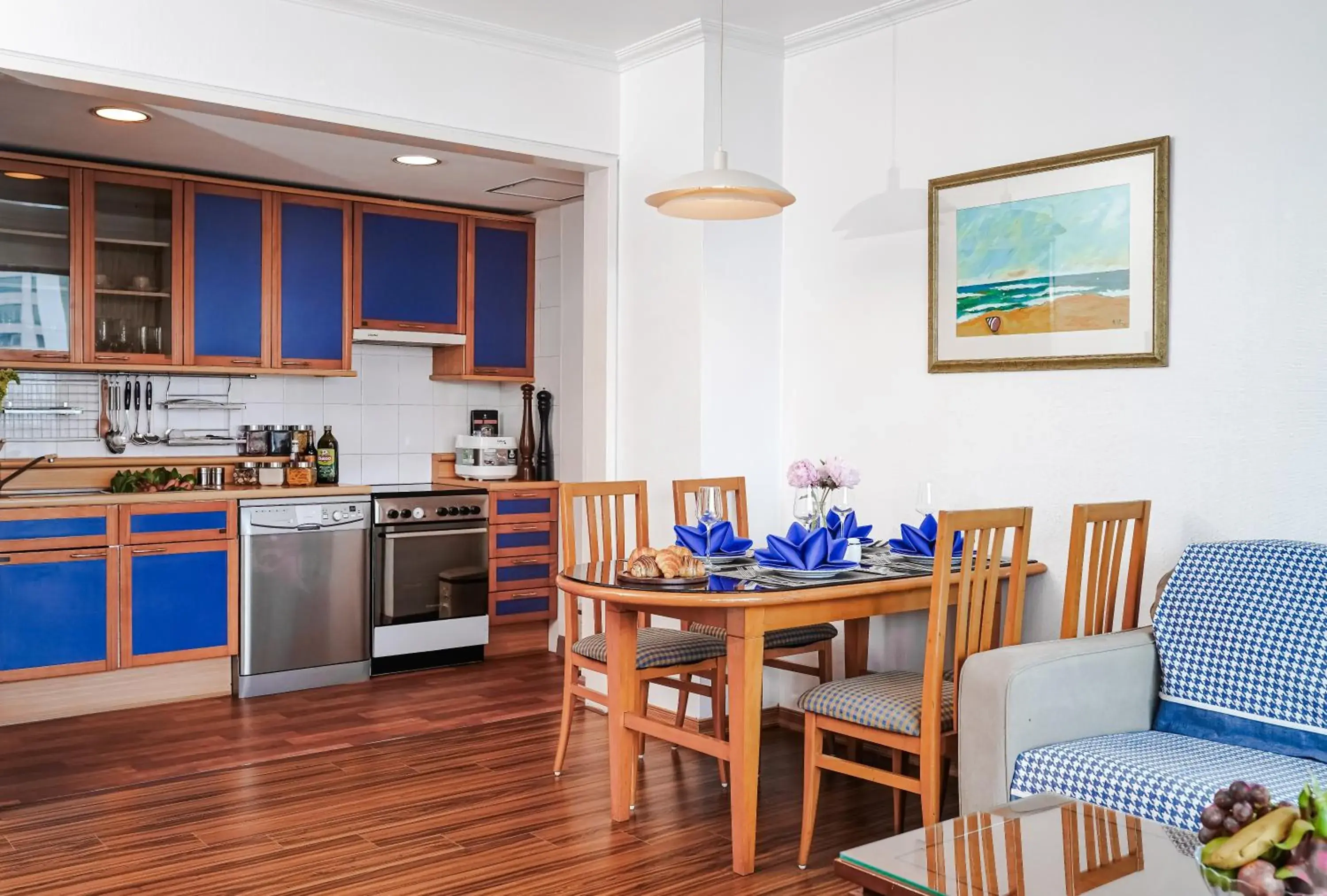 Dining area, Kitchen/Kitchenette in Daeha Serviced Apartment
