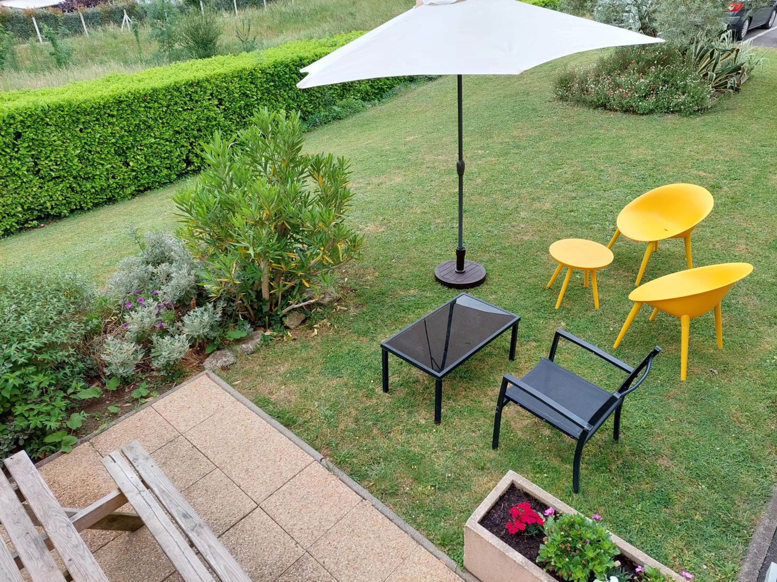 Garden in Premiere Classe Saintes