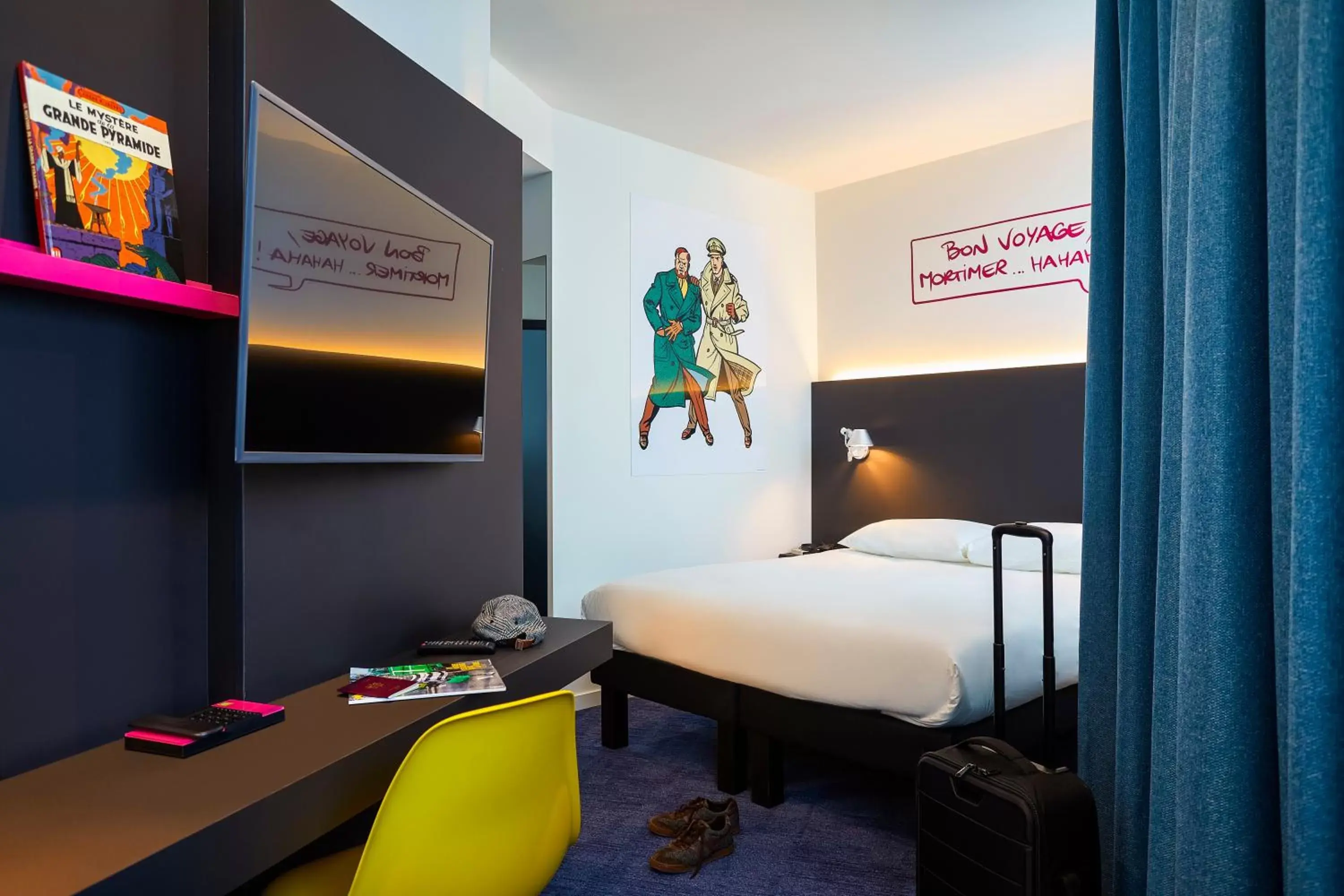 TV and multimedia, Bed in ibis Styles Liege Guillemins TV and multimedia, Bed in ibis Styles Liege Guillemins