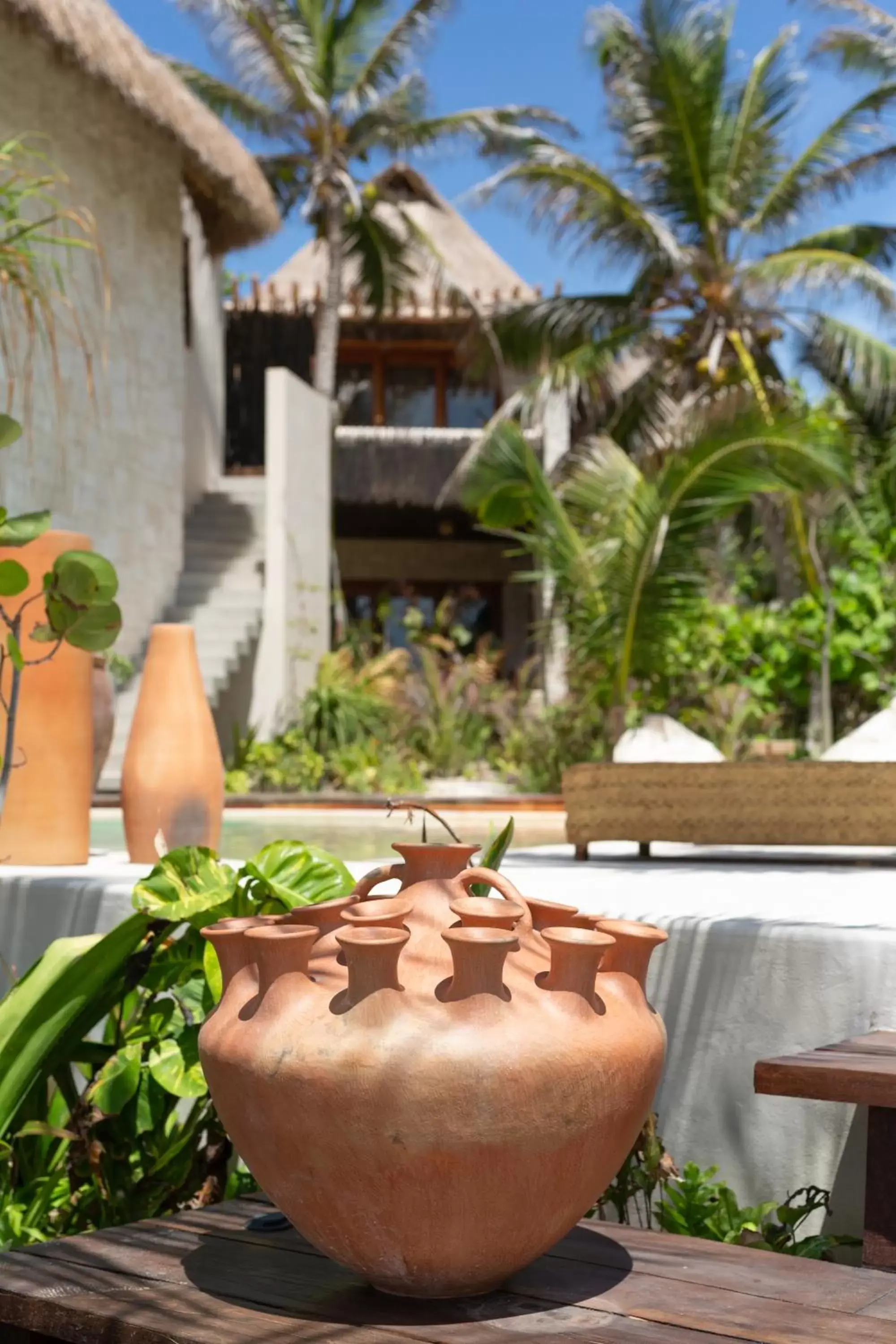 Patio in Hotel Ma'xanab Tulum