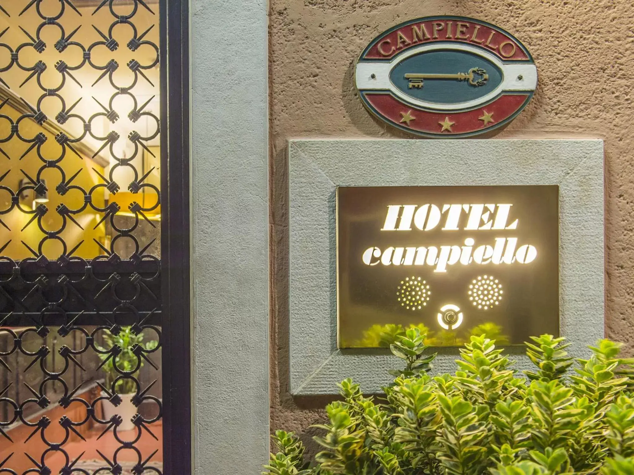 Property logo or sign in Hotel Campiello