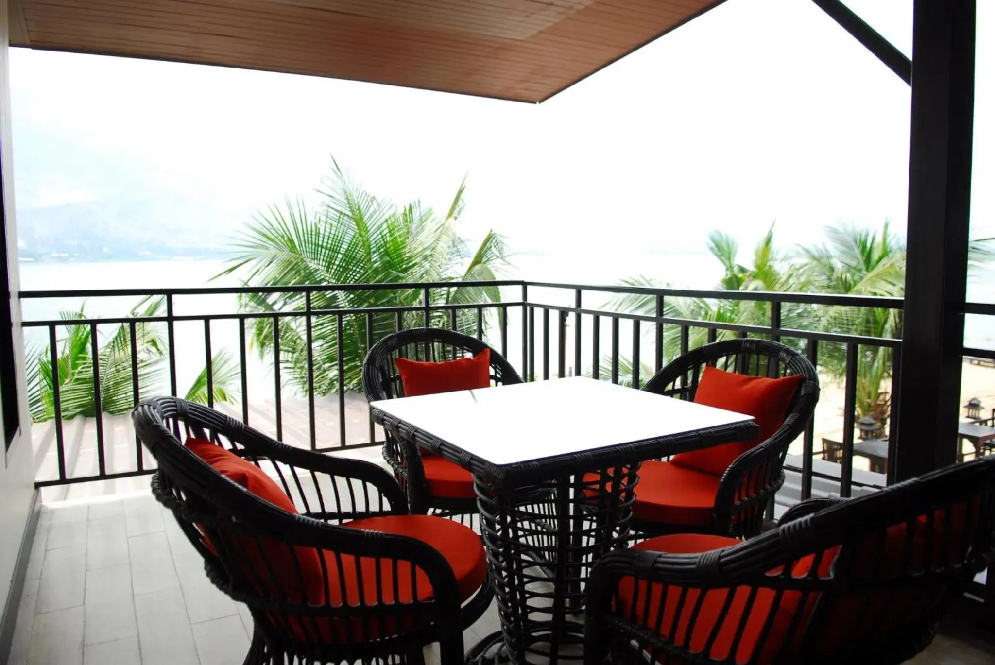 Balcony/Terrace in Monsane River Kwai Resort & Spa