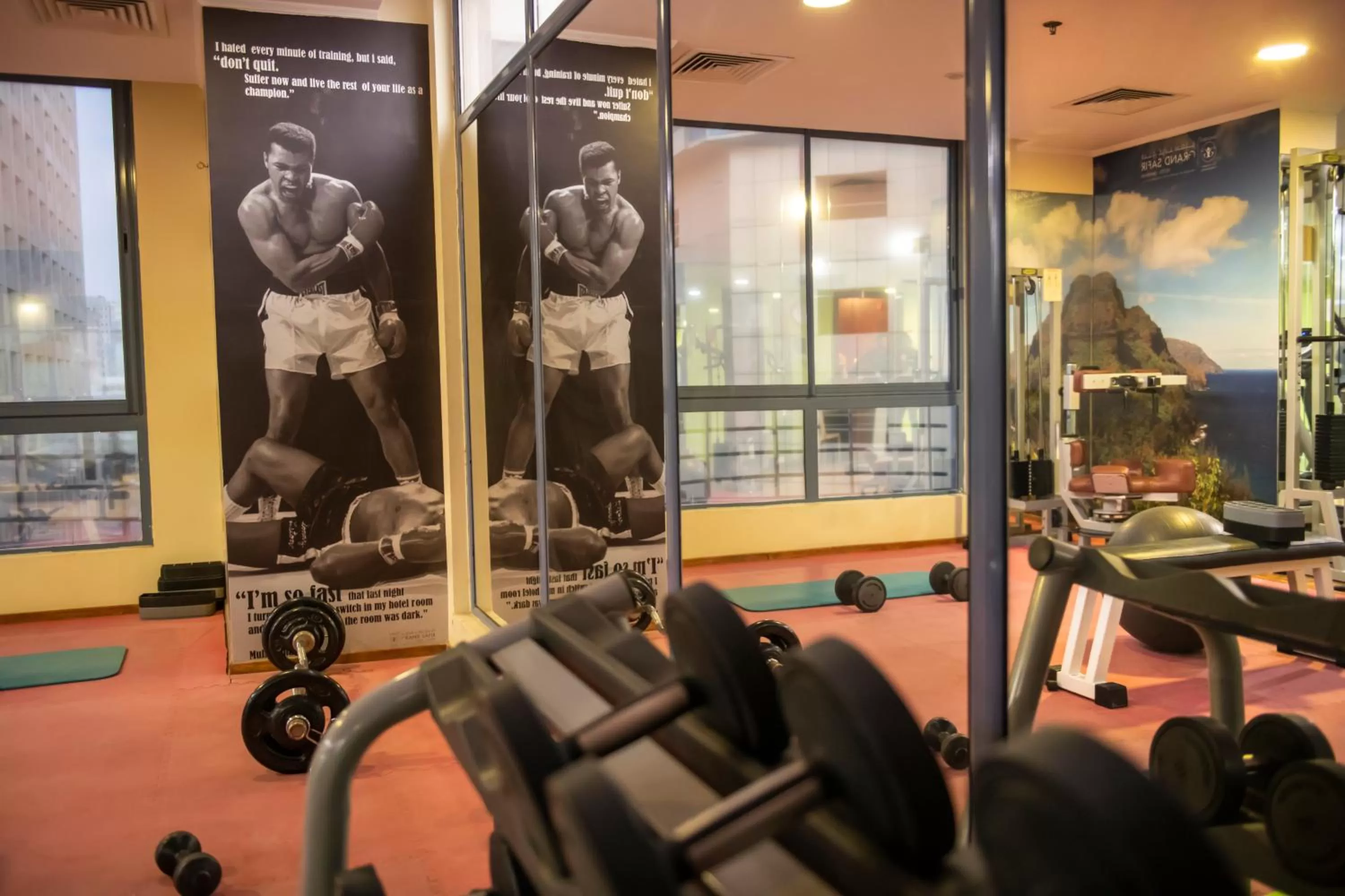 Fitness centre/facilities in Grand Safir Hotel