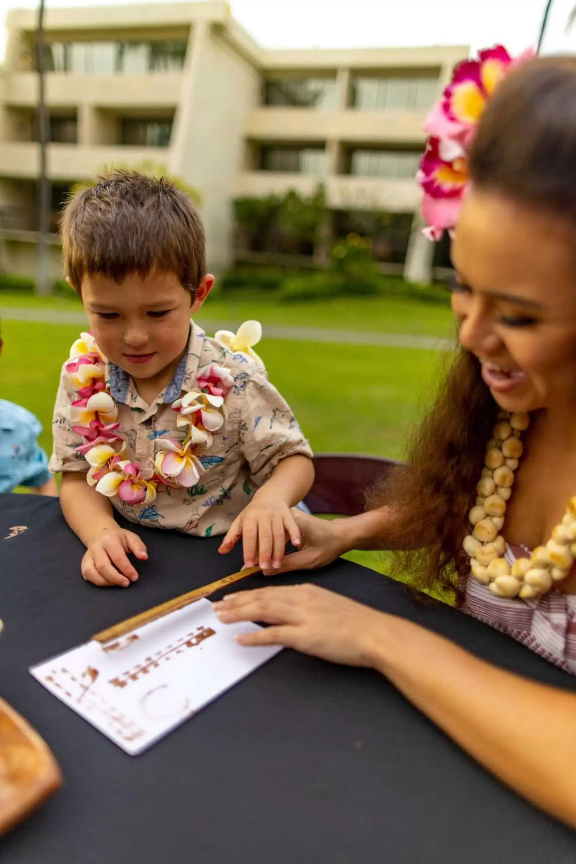 Property building, Children in Outrigger Kona Resort and Spa