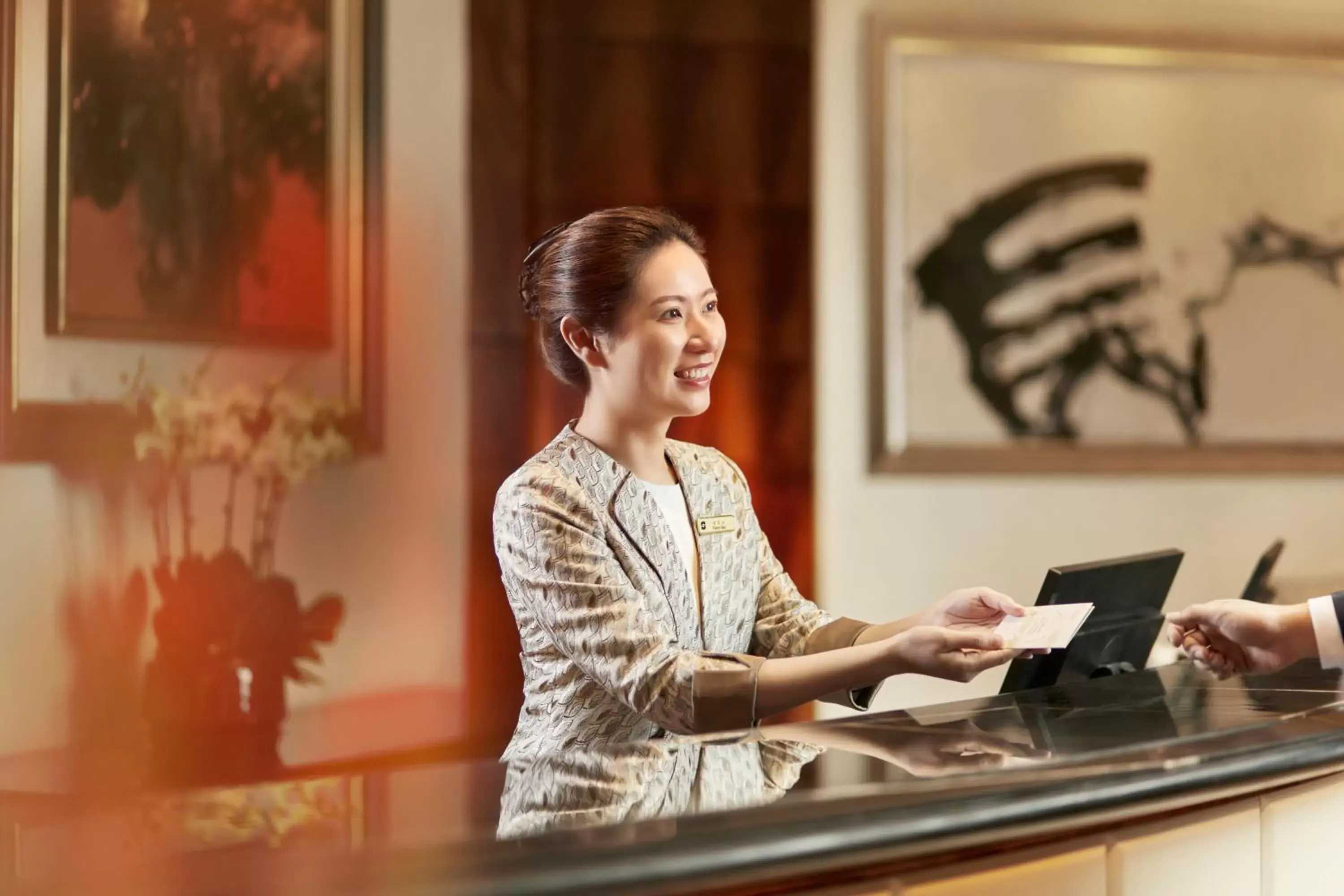 Lobby or reception, Lobby/Reception in Pudong Shangri-La, Shanghai