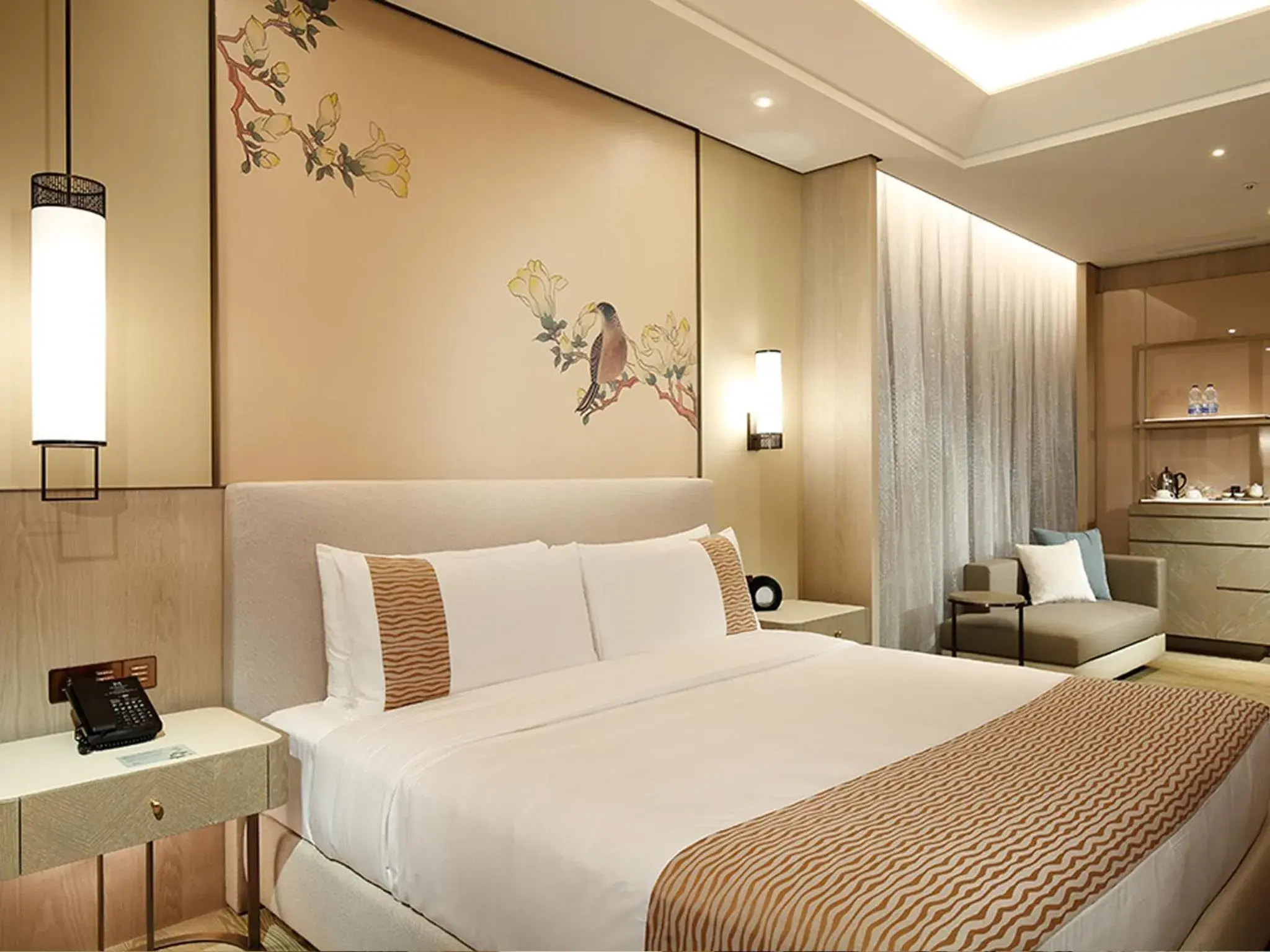 Photo of the whole room, Bed in Grand Mayfull Hotel Taipei