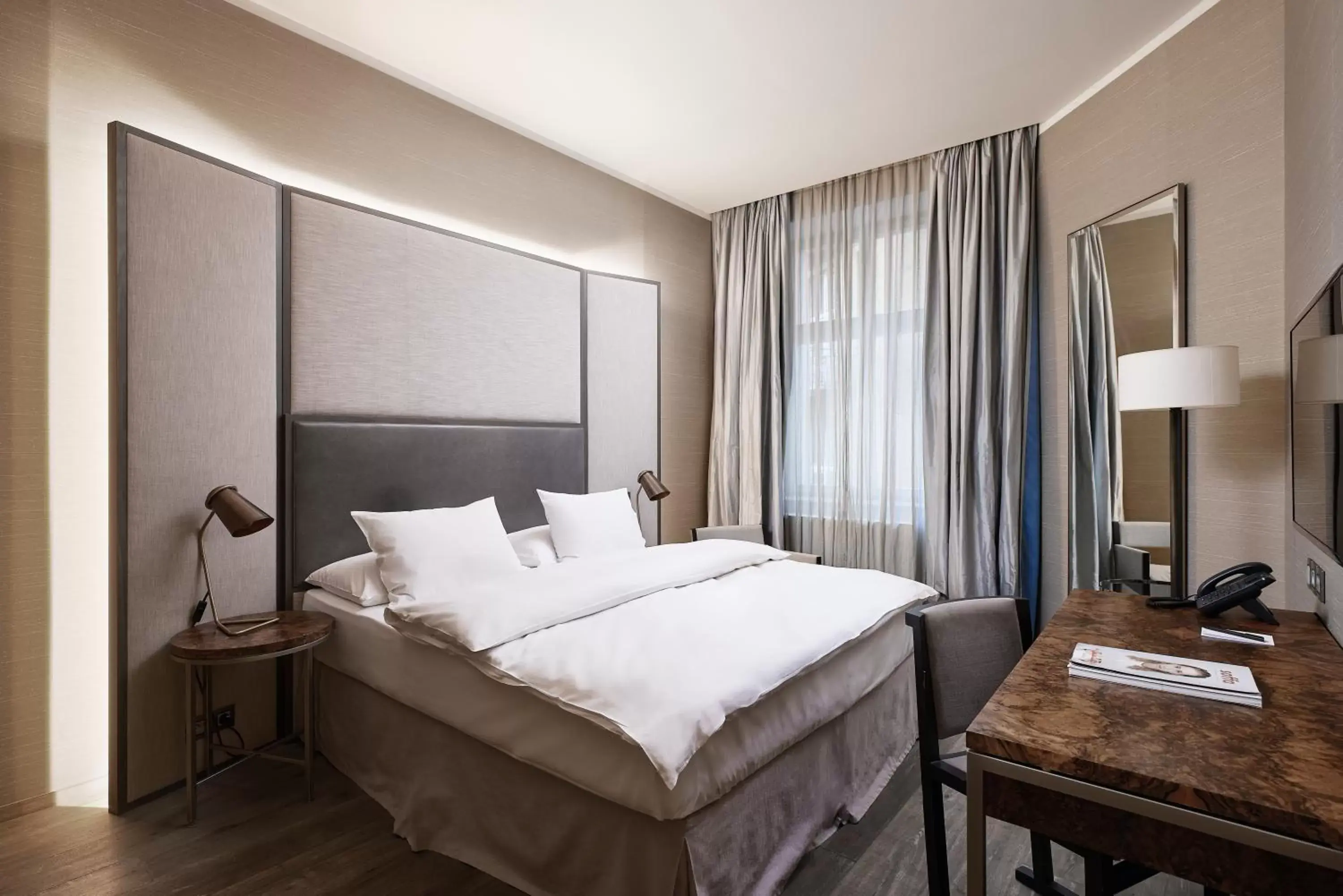 Bedroom, Bed in The Emblem Prague Hotel - Preferred Hotels & Resorts