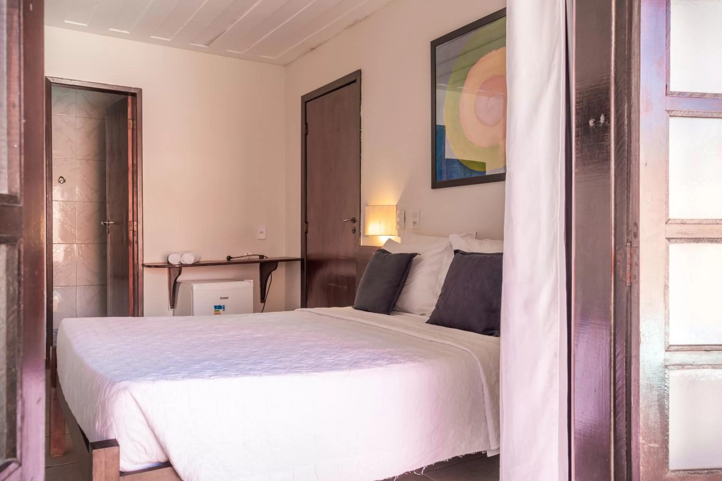 Bed in Pousada dos Coqueiros Búzios