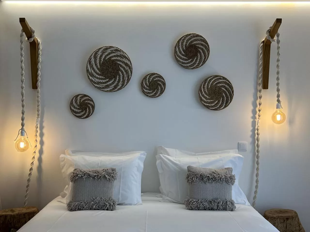 Bed in Alojamento White Rose Boutique