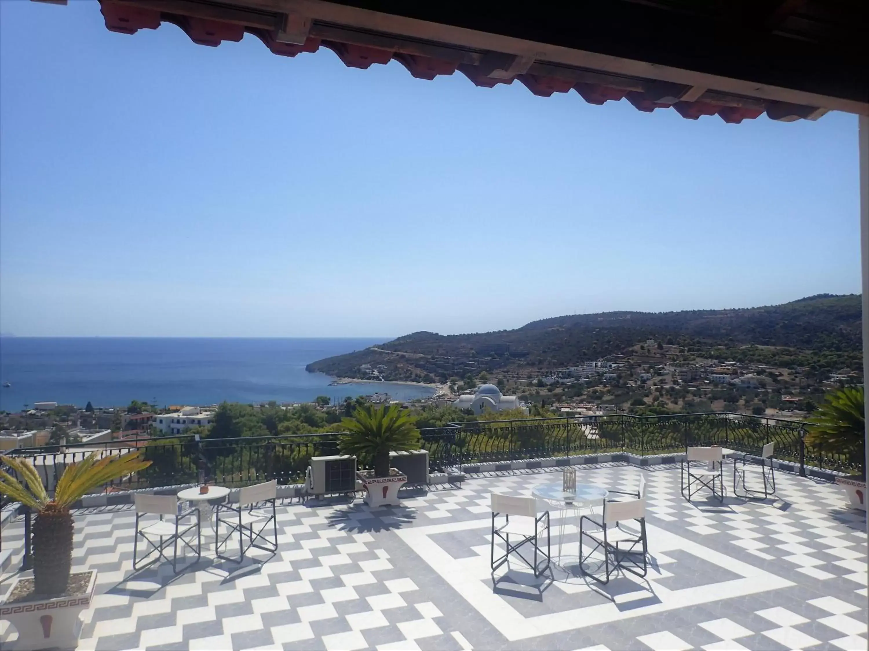 Balcony/Terrace in Pefkides Aegina Boutique Apartments