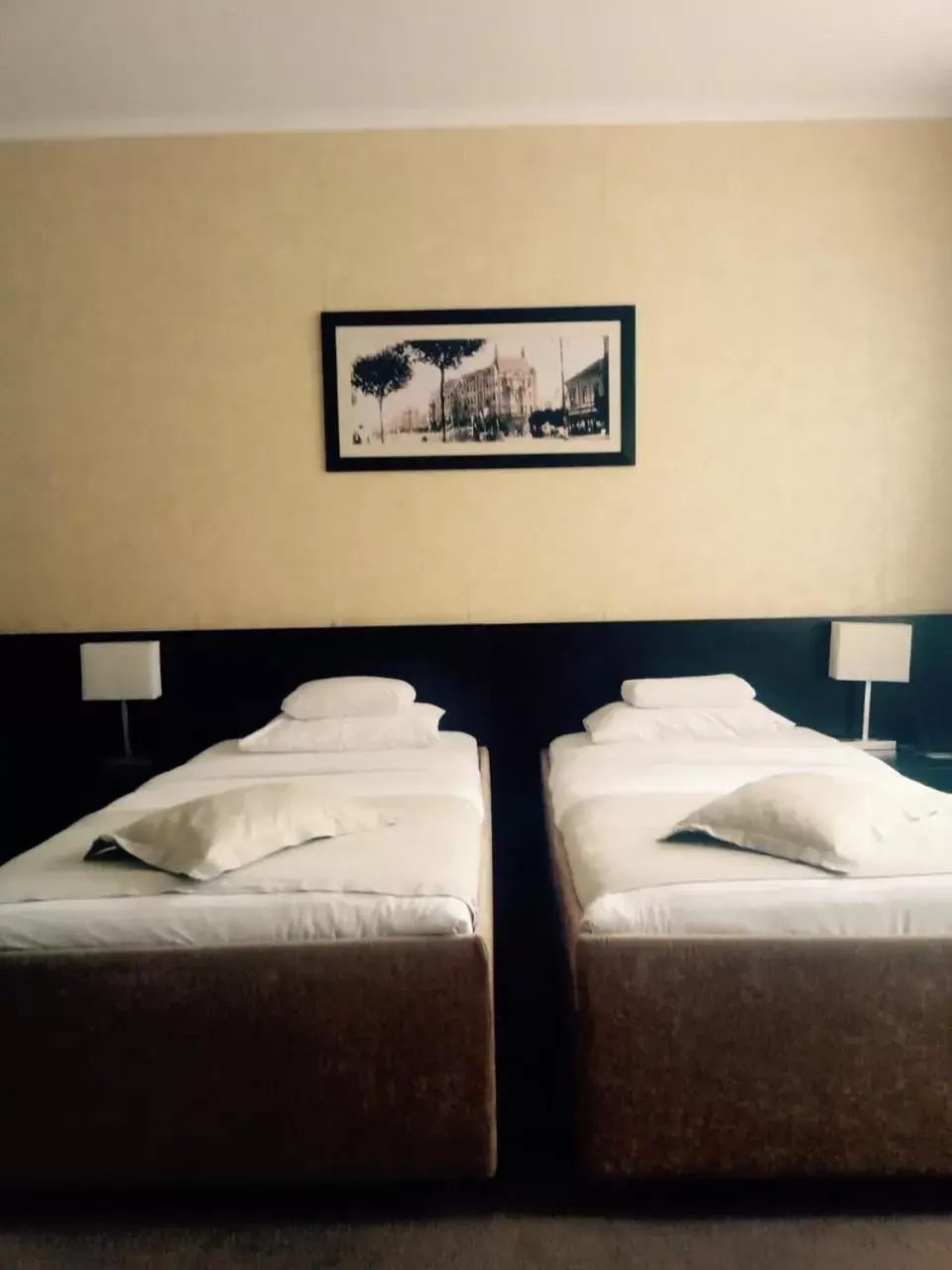 Bed in Garni Hotel Nevski