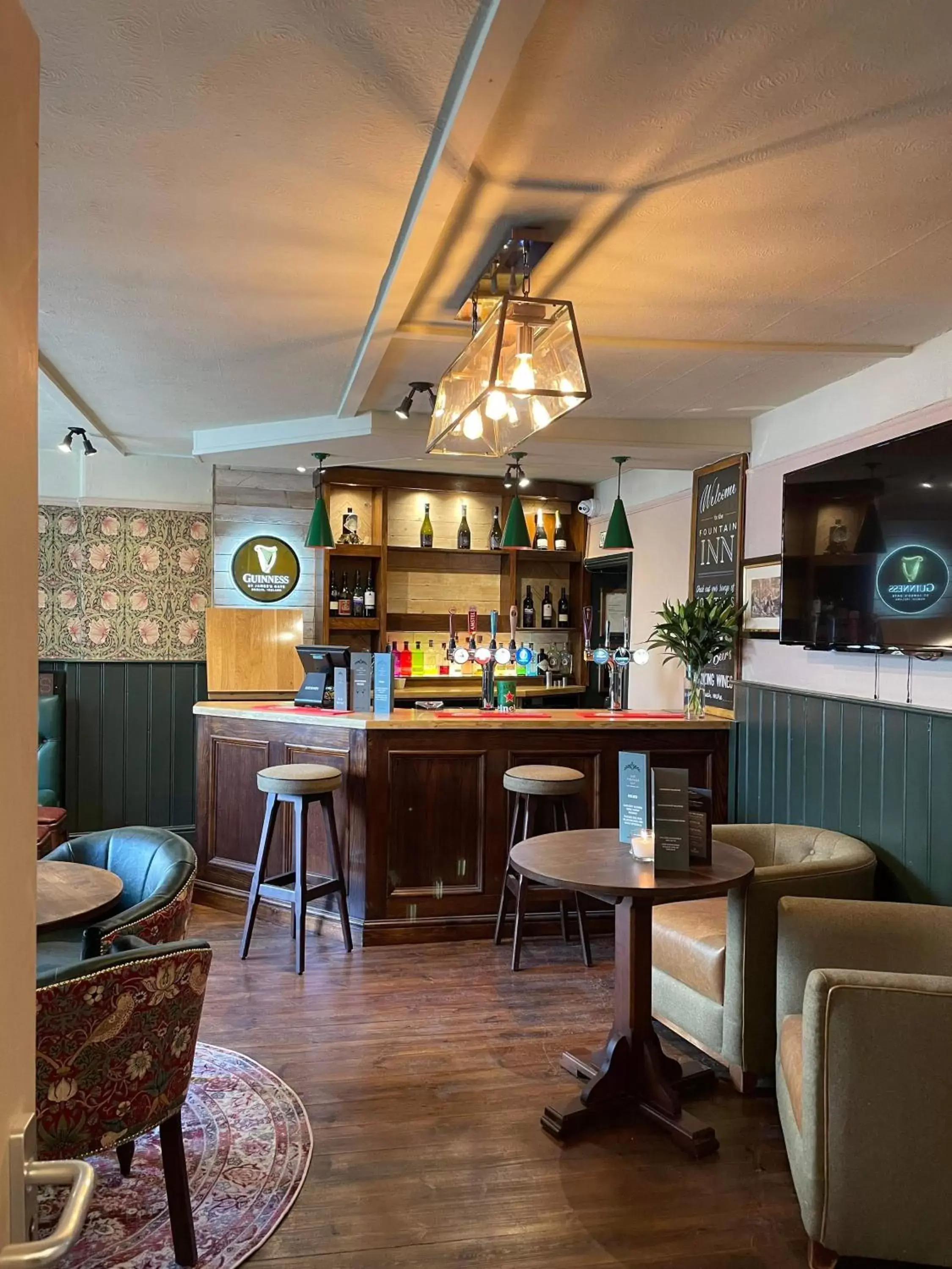Lounge or bar, Lounge/Bar in The Fountain Inn & Riverside Restaurant
